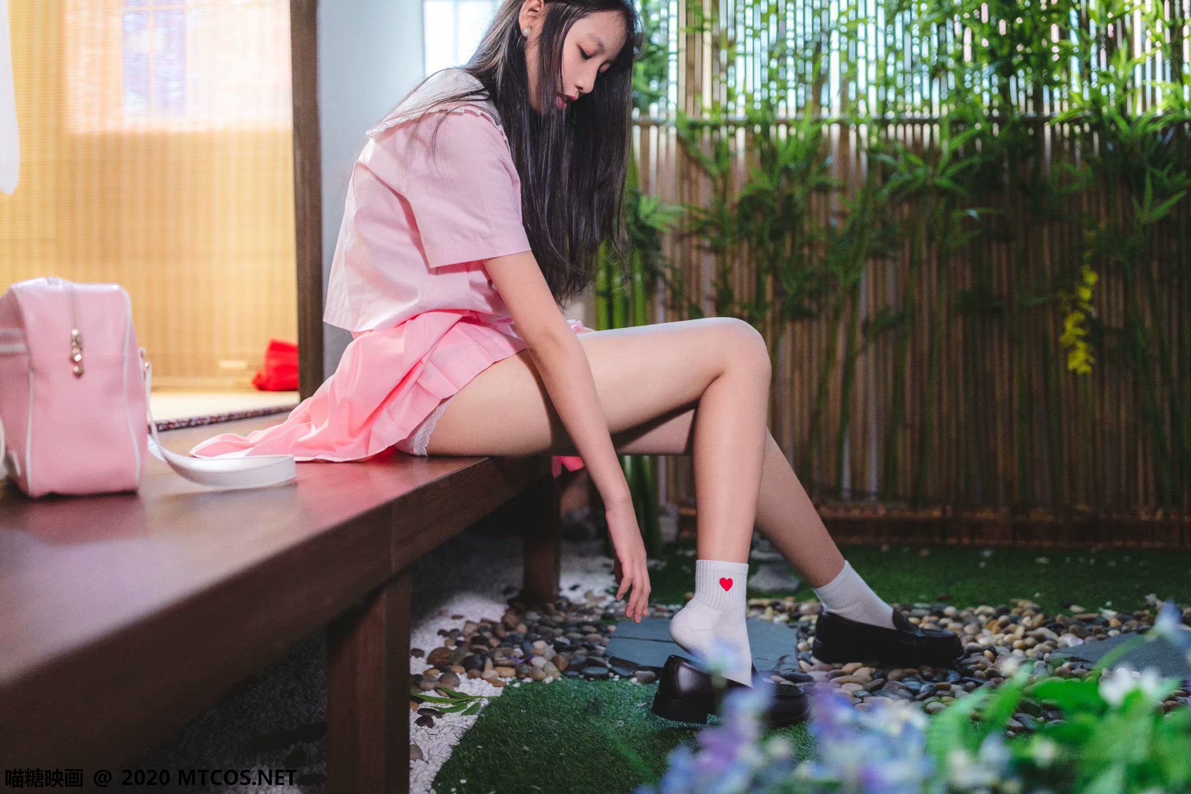 VOL.087 日系粉色JK-图1