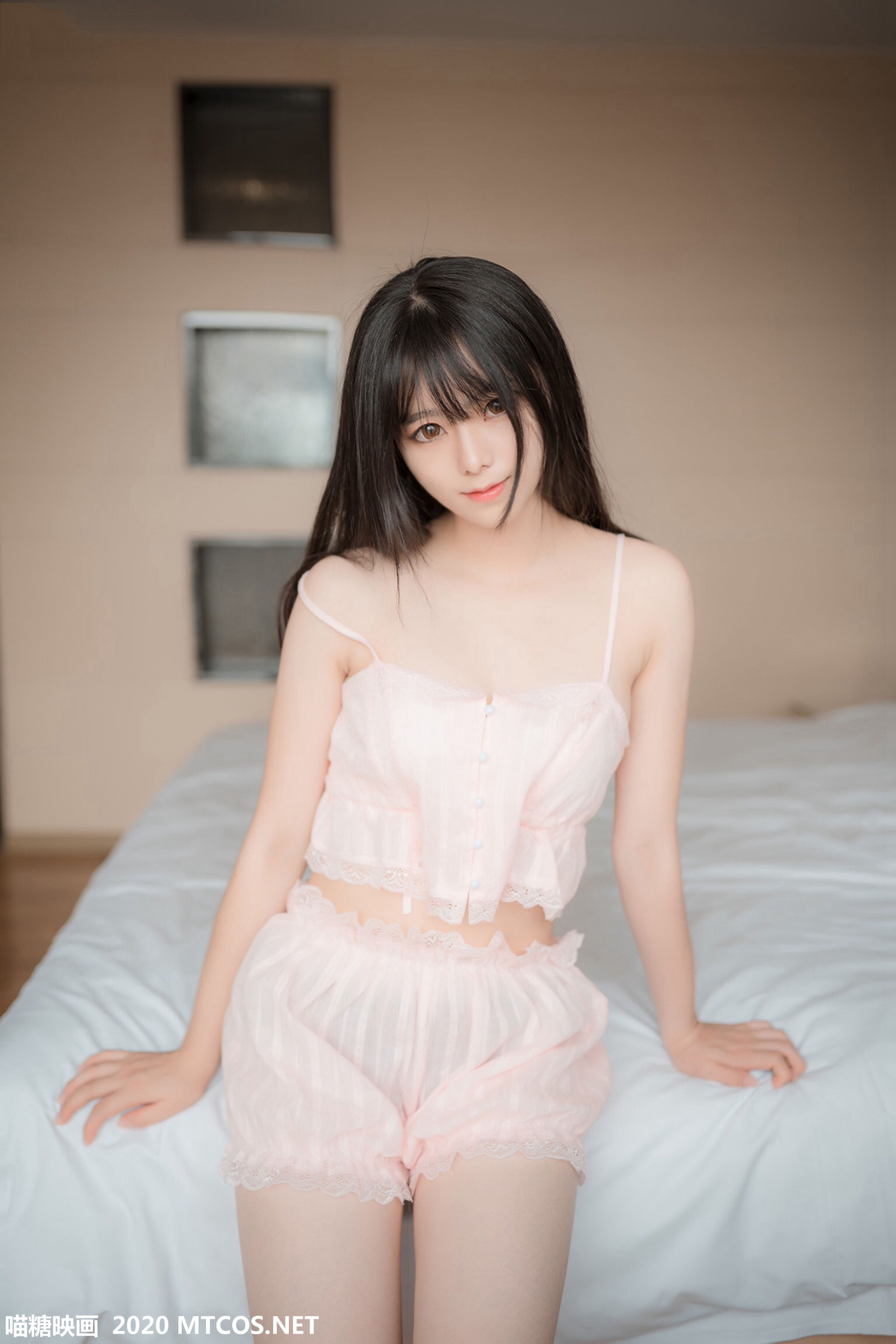 VOL.104 粉色吊带睡衣-图22