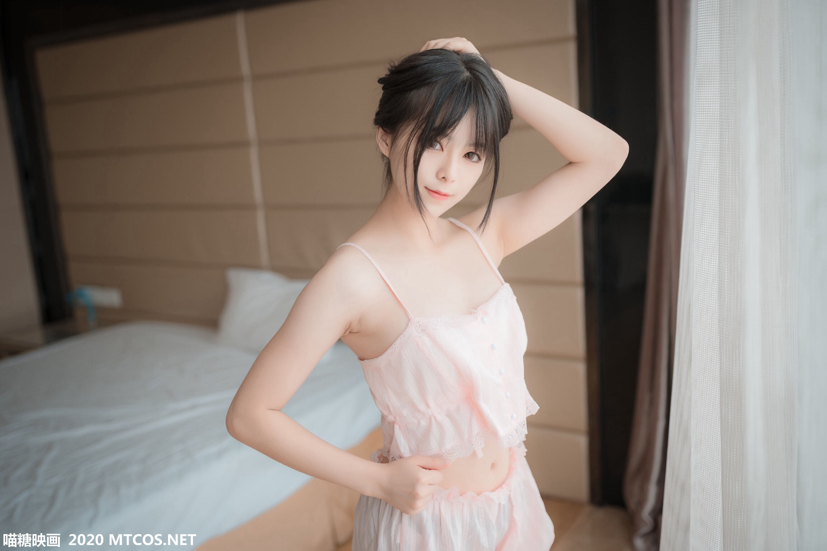 VOL.104 粉色吊带睡衣-图24