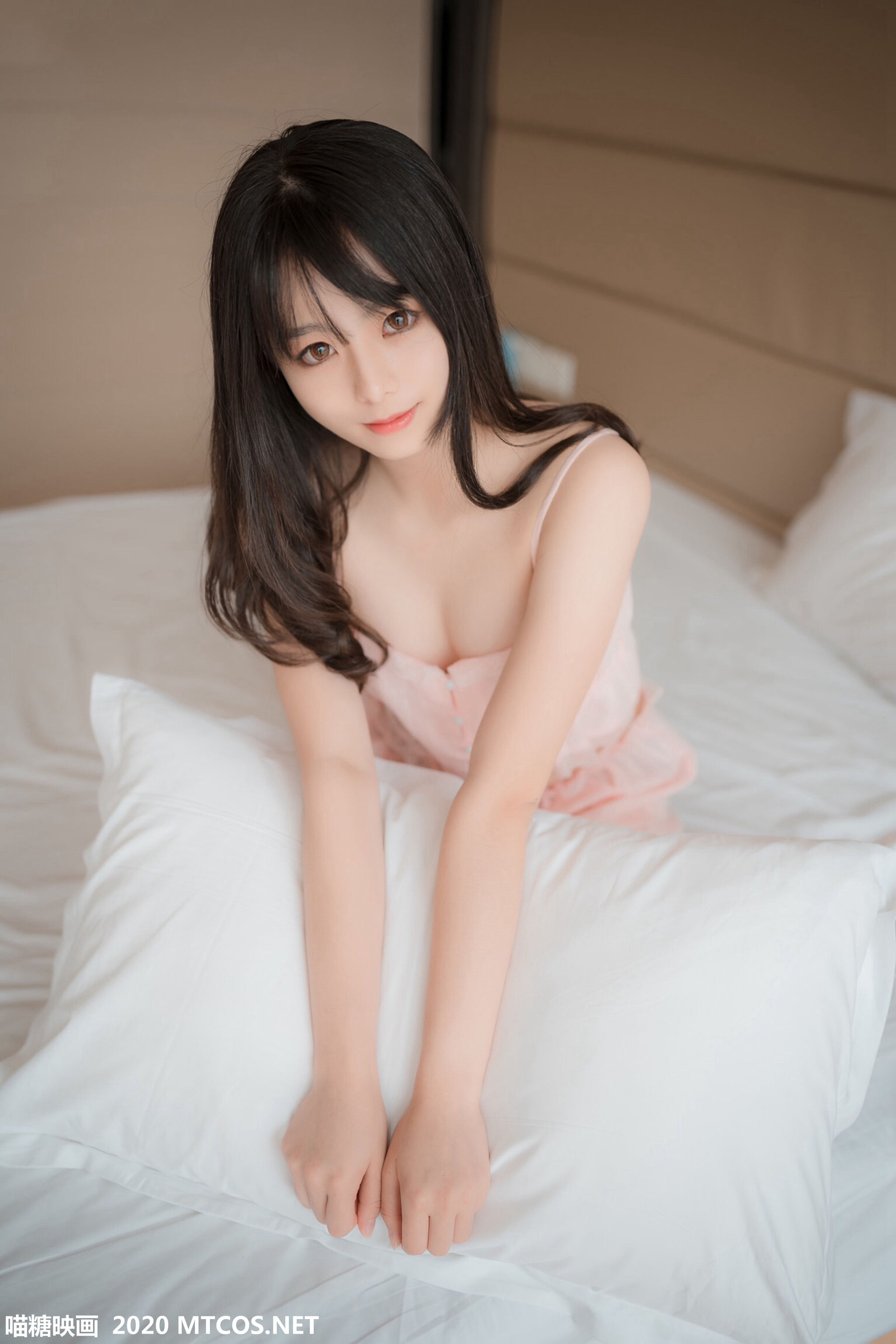 VOL.104 粉色吊带睡衣-图26