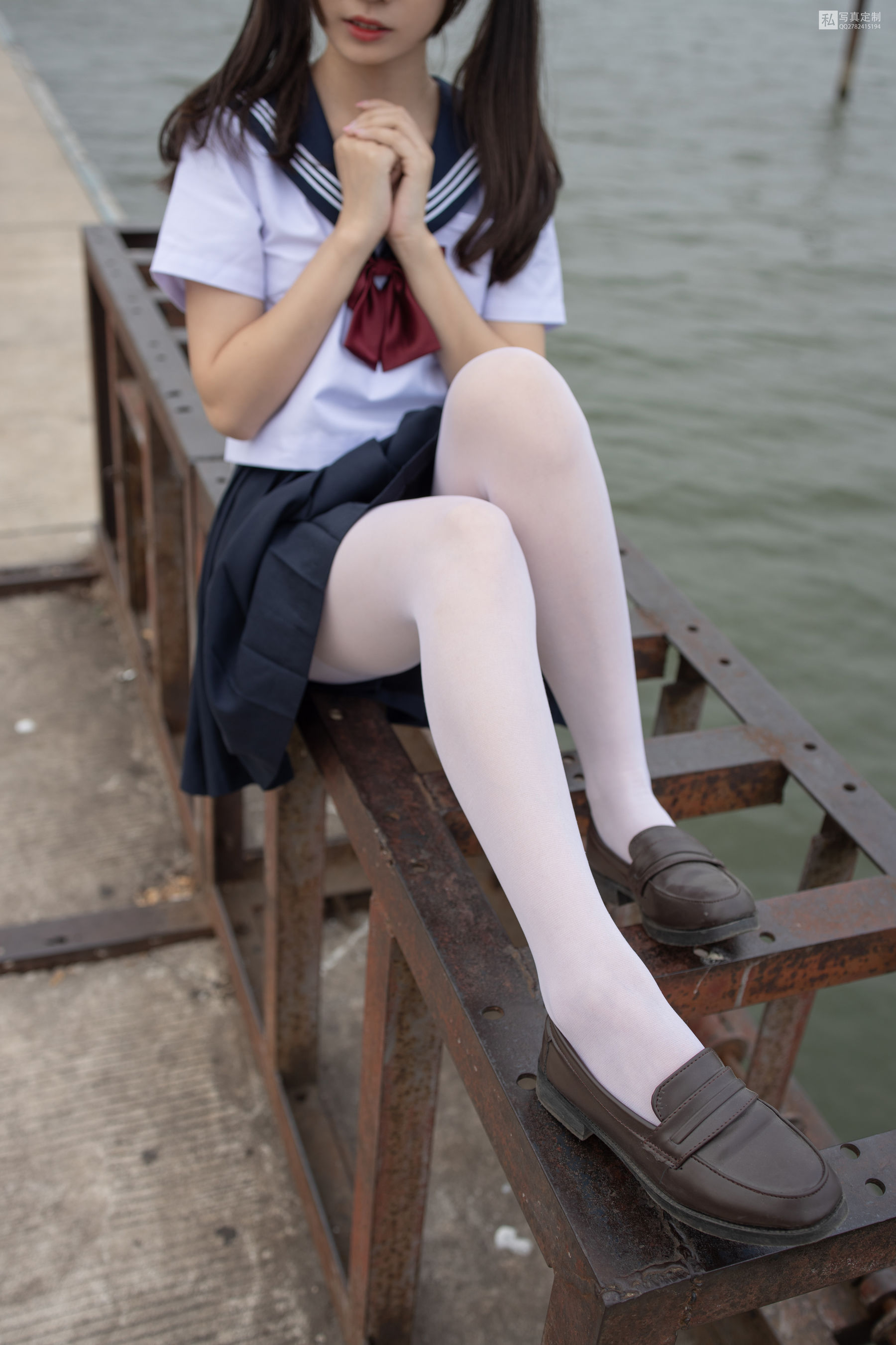 JKFUN-028 默陌 15D白丝 抑郁湖边与绝望天台-图15