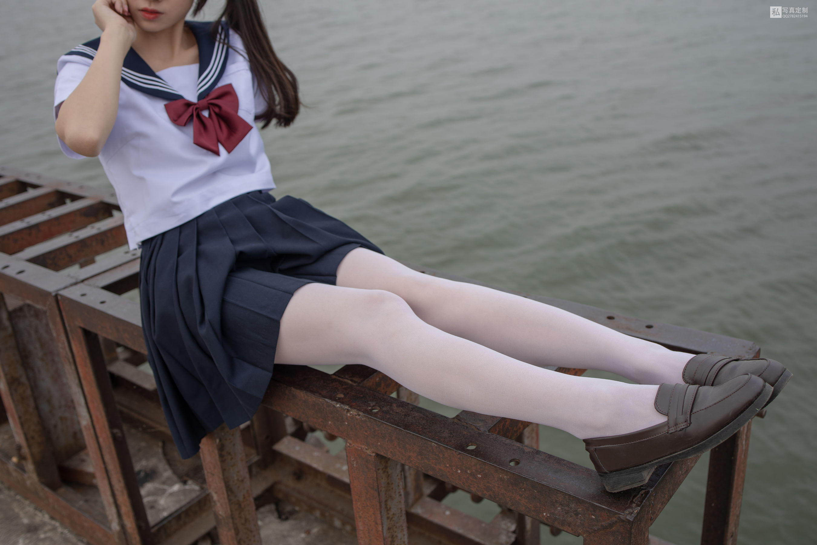 JKFUN-028 默陌 15D白丝 抑郁湖边与绝望天台-图16