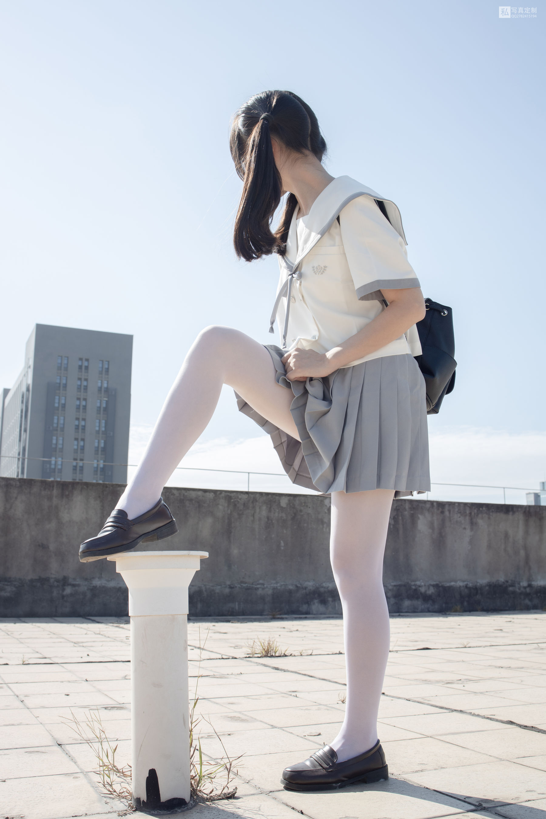 JKFUN-028 默陌 15D白丝 抑郁湖边与绝望天台-图31