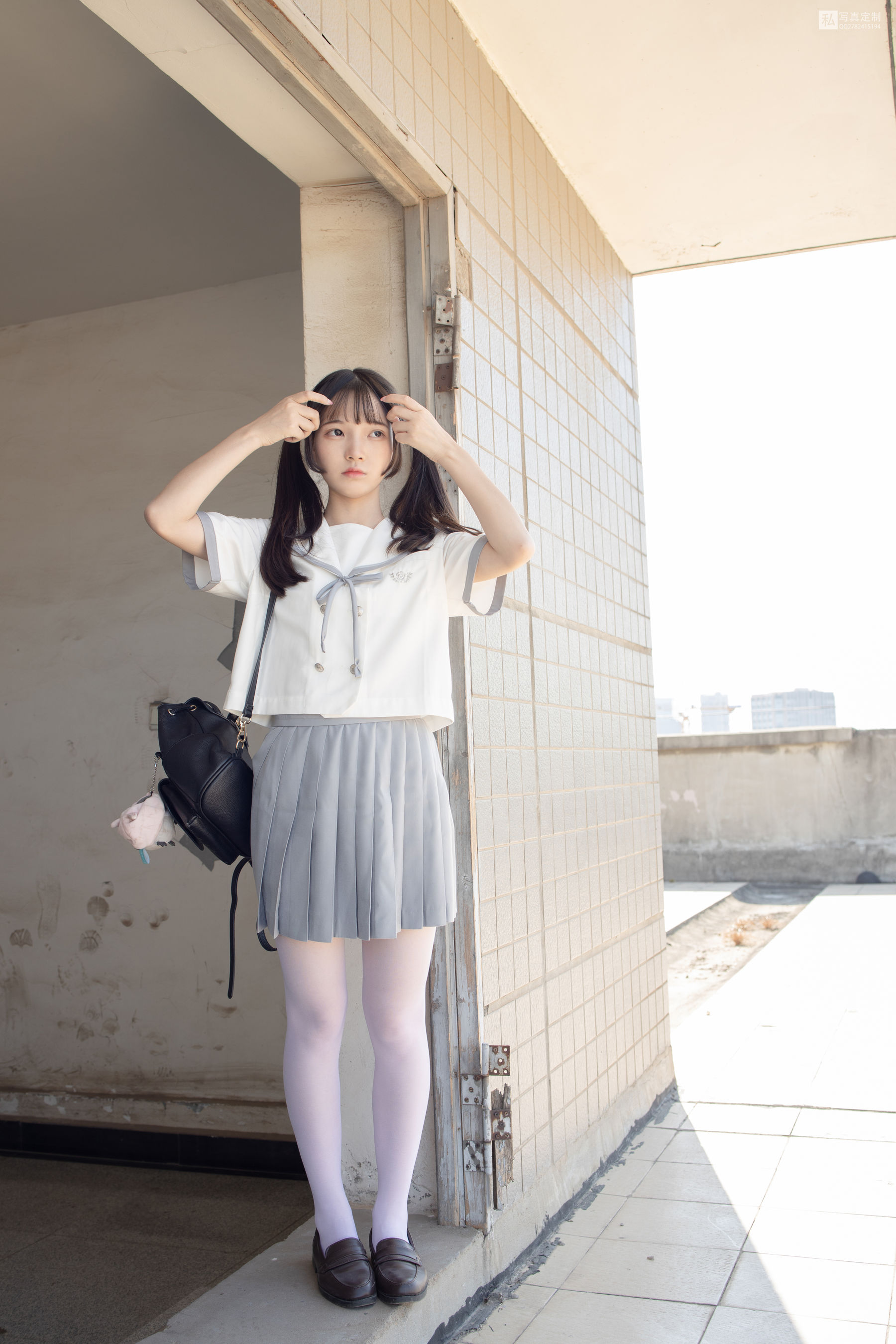 JKFUN-028 默陌 15D白丝 抑郁湖边与绝望天台-图32