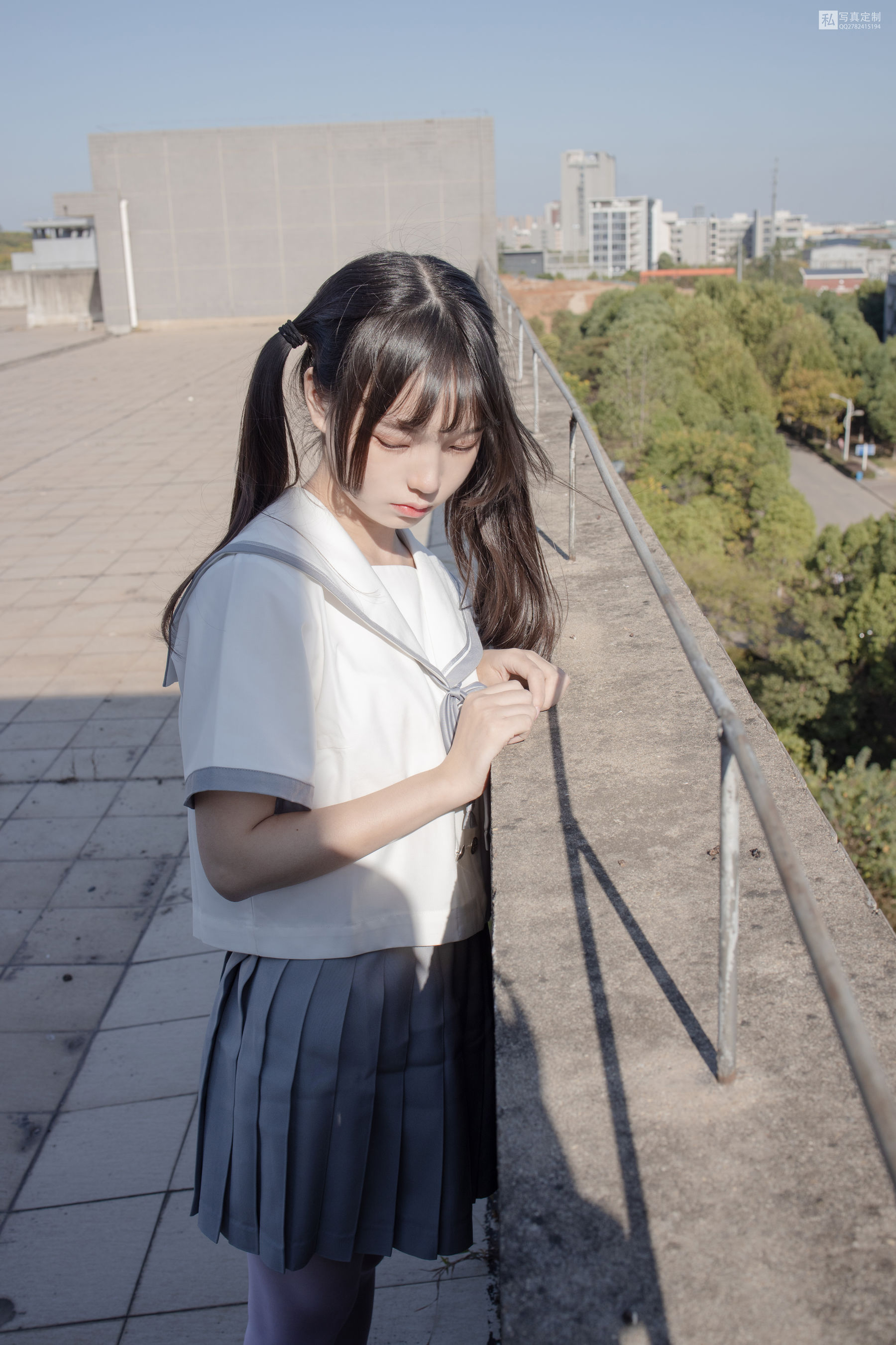 JKFUN-028 默陌 15D白丝 抑郁湖边与绝望天台-图45