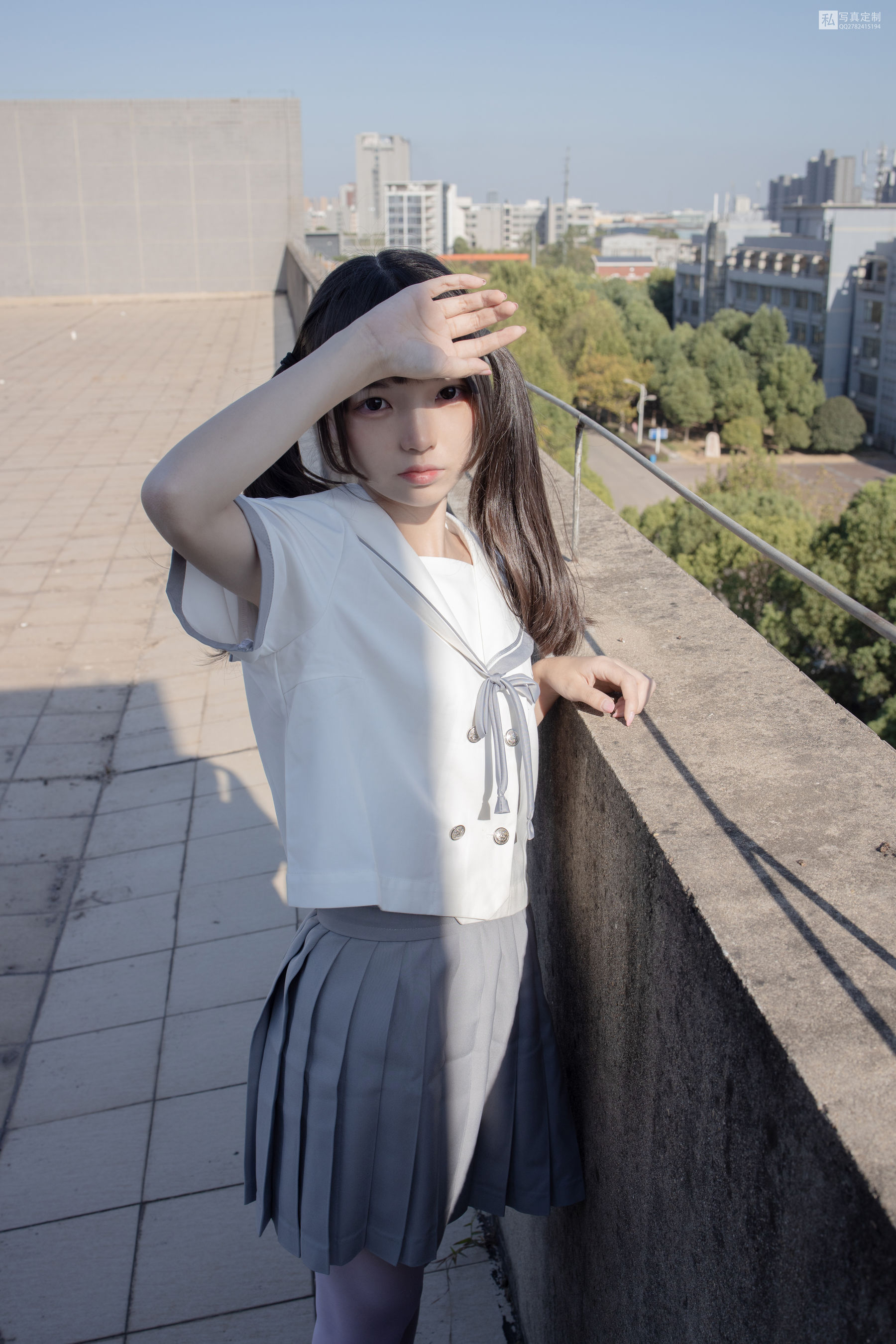 JKFUN-028 默陌 15D白丝 抑郁湖边与绝望天台-图46