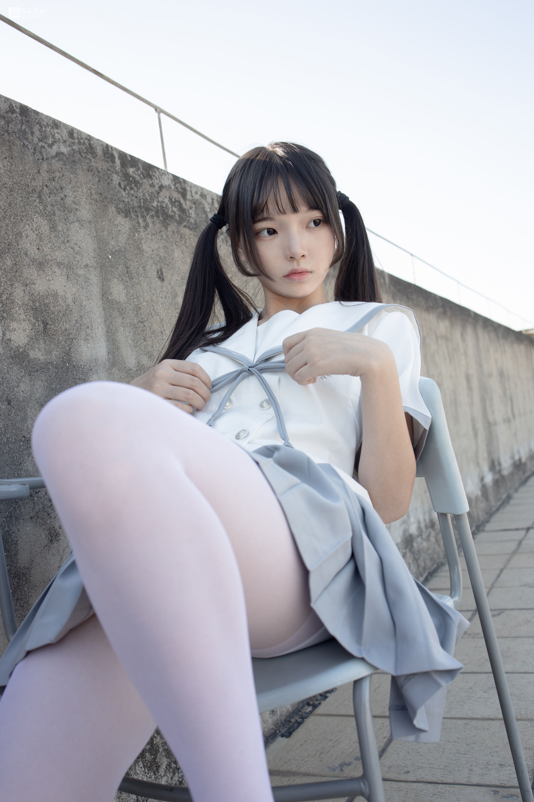 JKFUN-028 默陌 15D白丝 抑郁湖边与绝望天台-图57