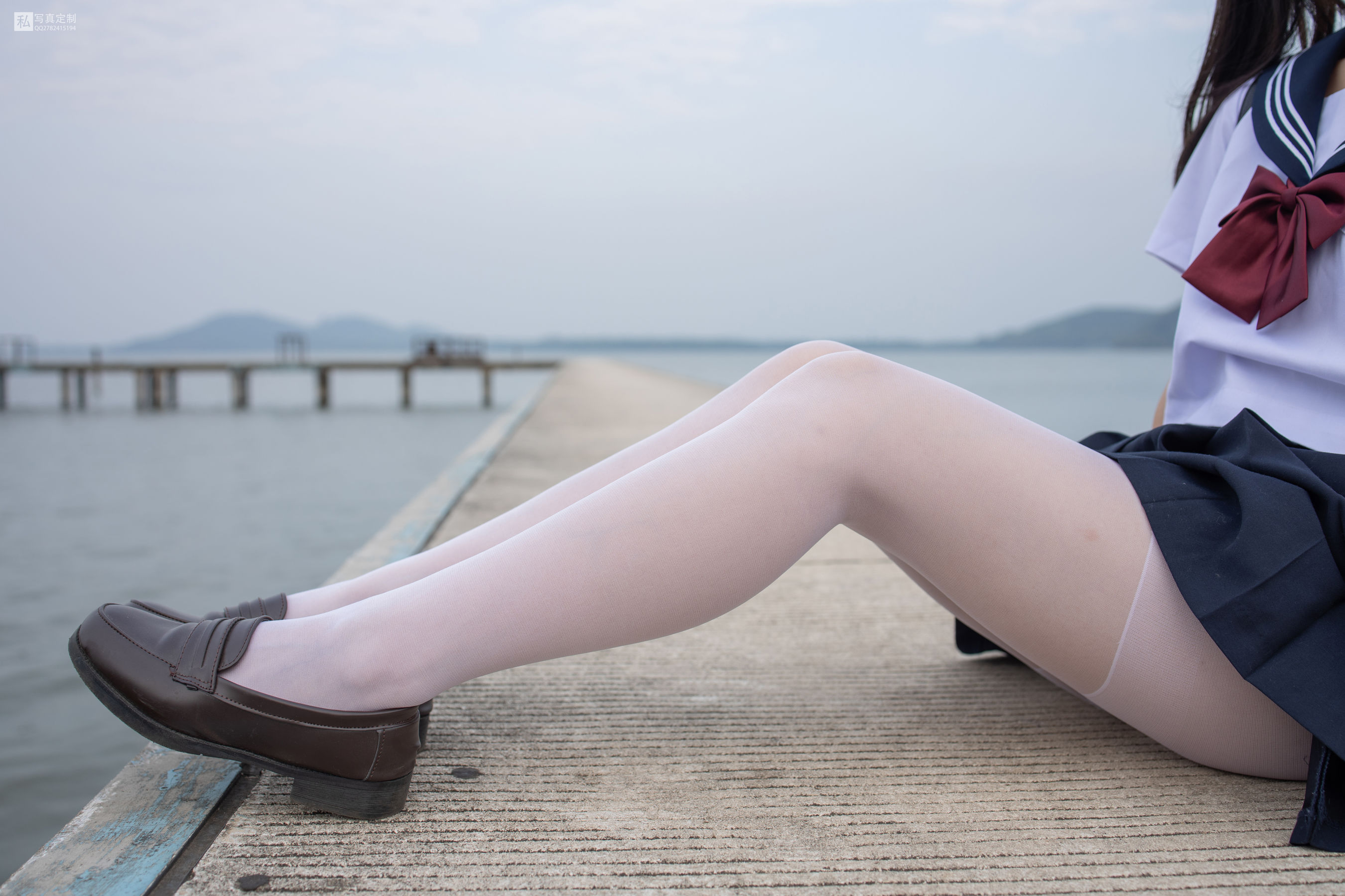 JKFUN-028 默陌 15D白丝 抑郁湖边与绝望天台-图5