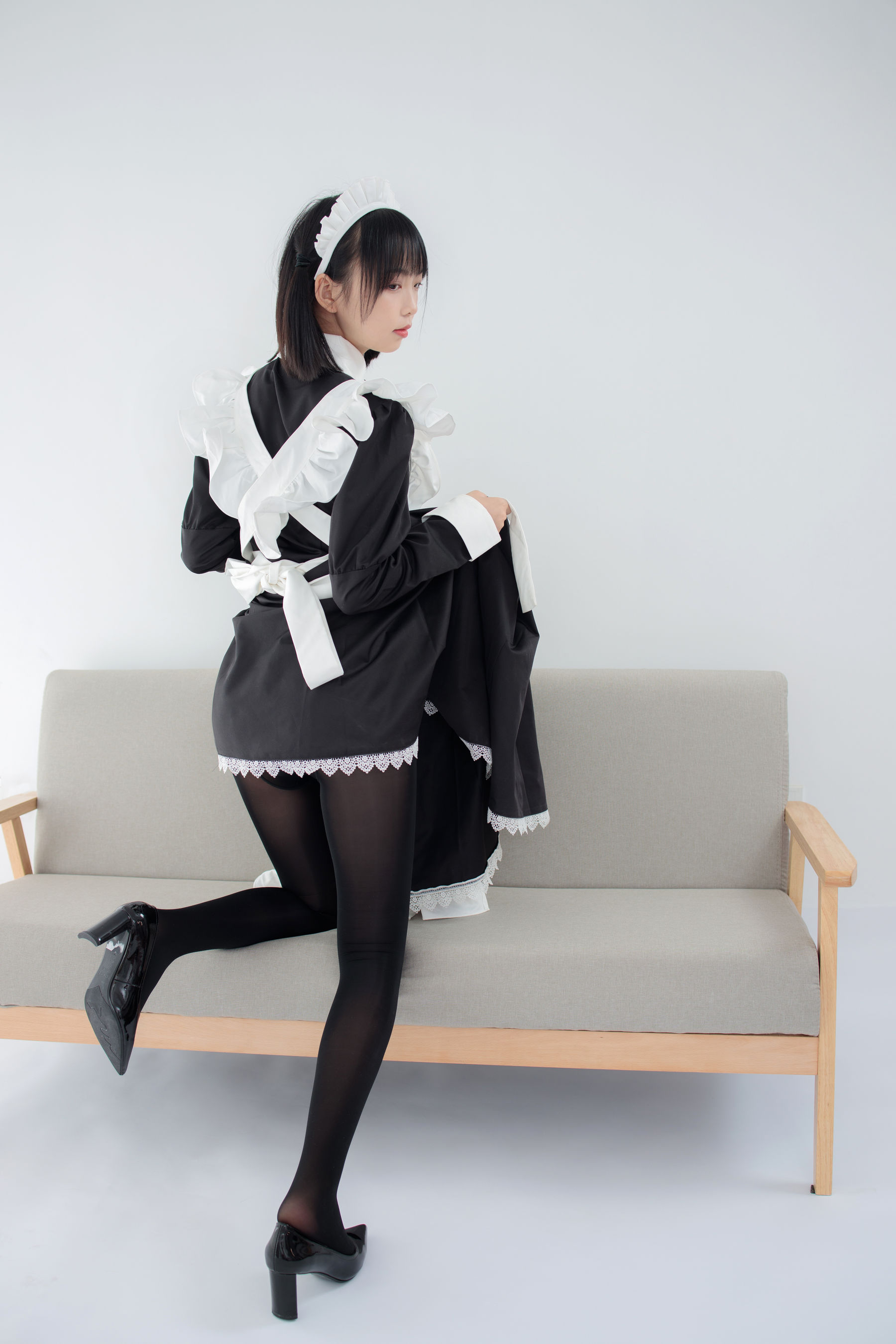 JKFUN-029 卉子 80D黑丝 踩物女仆-图24
