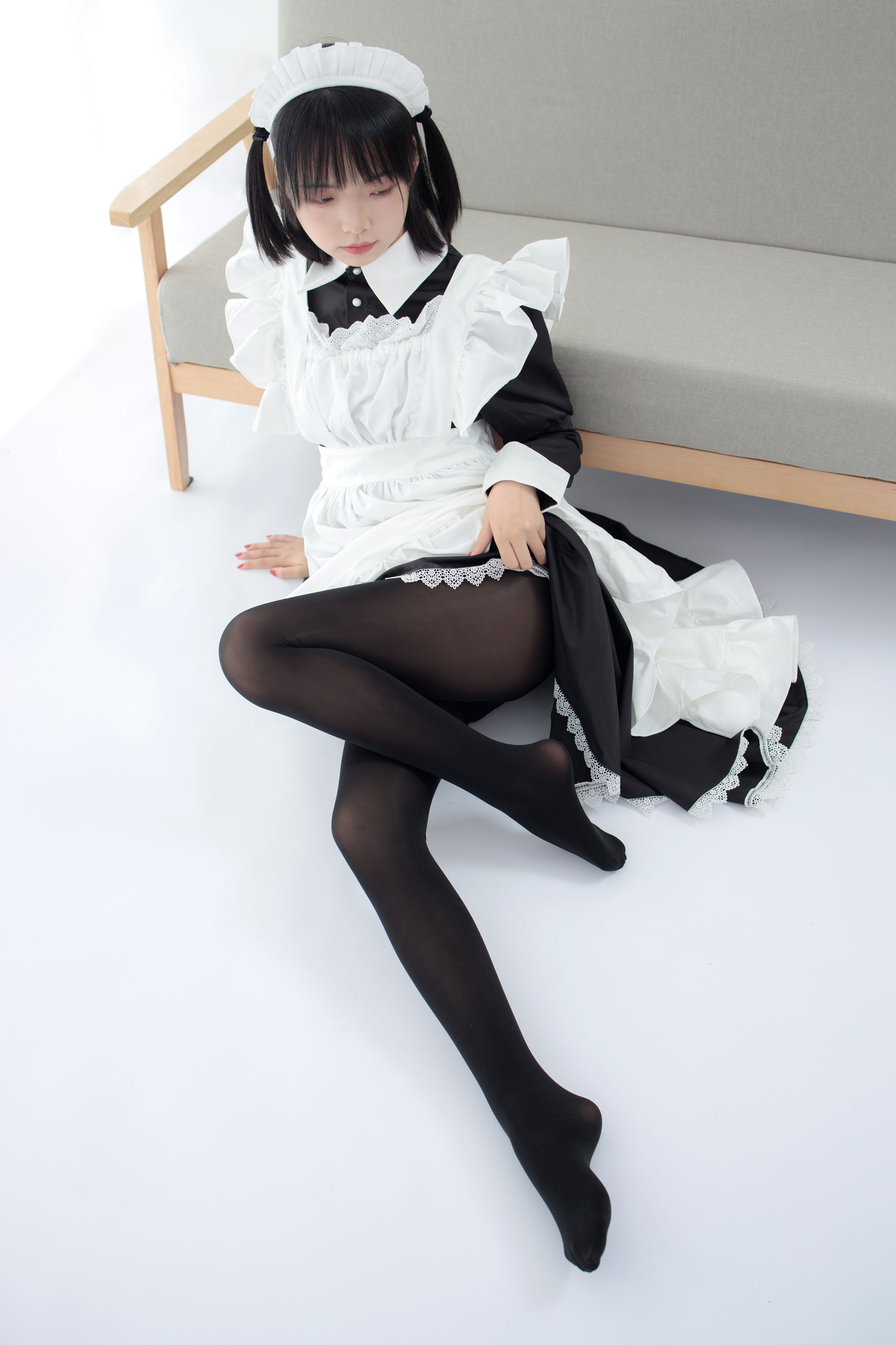 JKFUN-029 卉子 80D黑丝 踩物女仆-图33