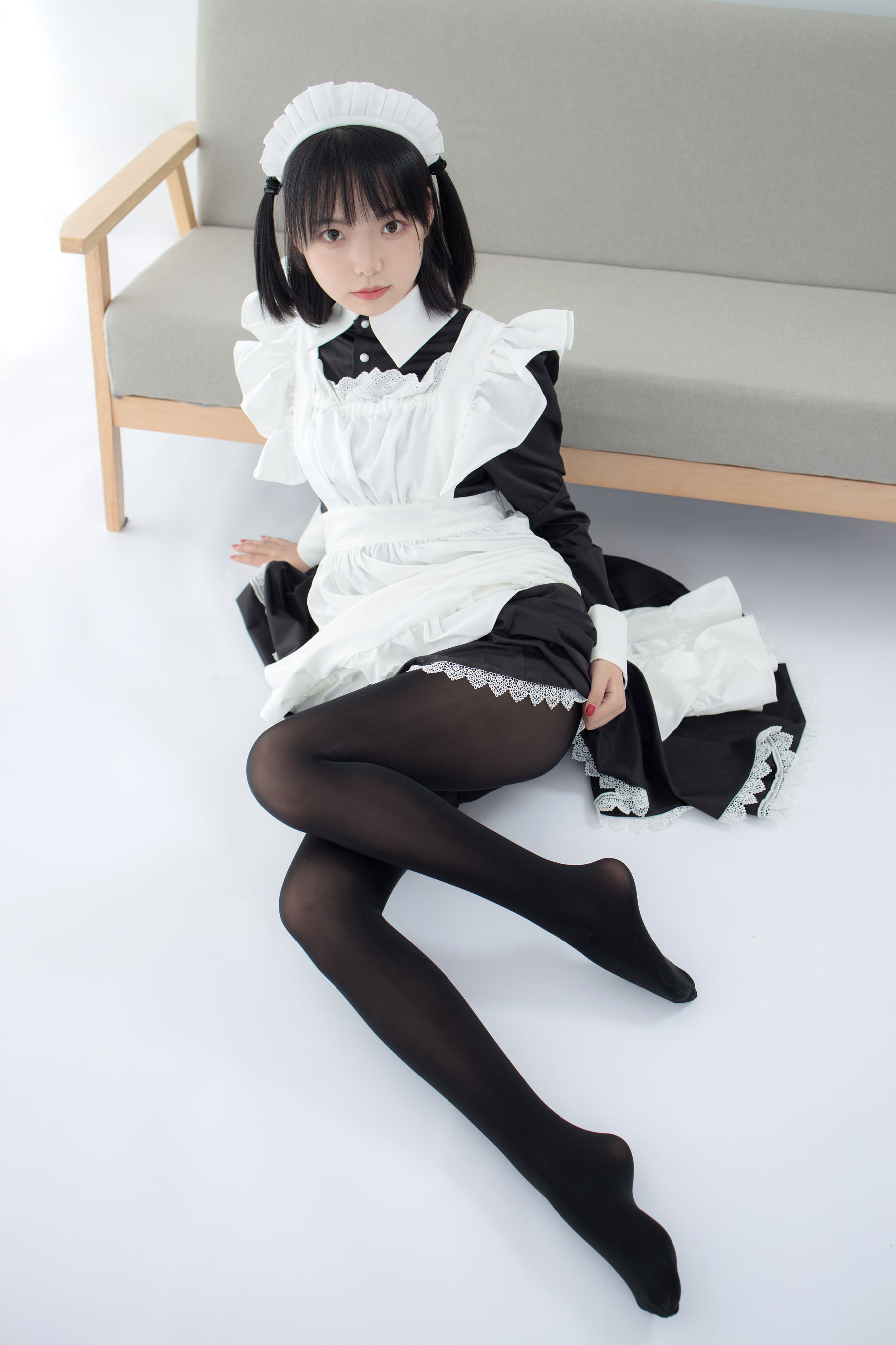 JKFUN-029 卉子 80D黑丝 踩物女仆-图35