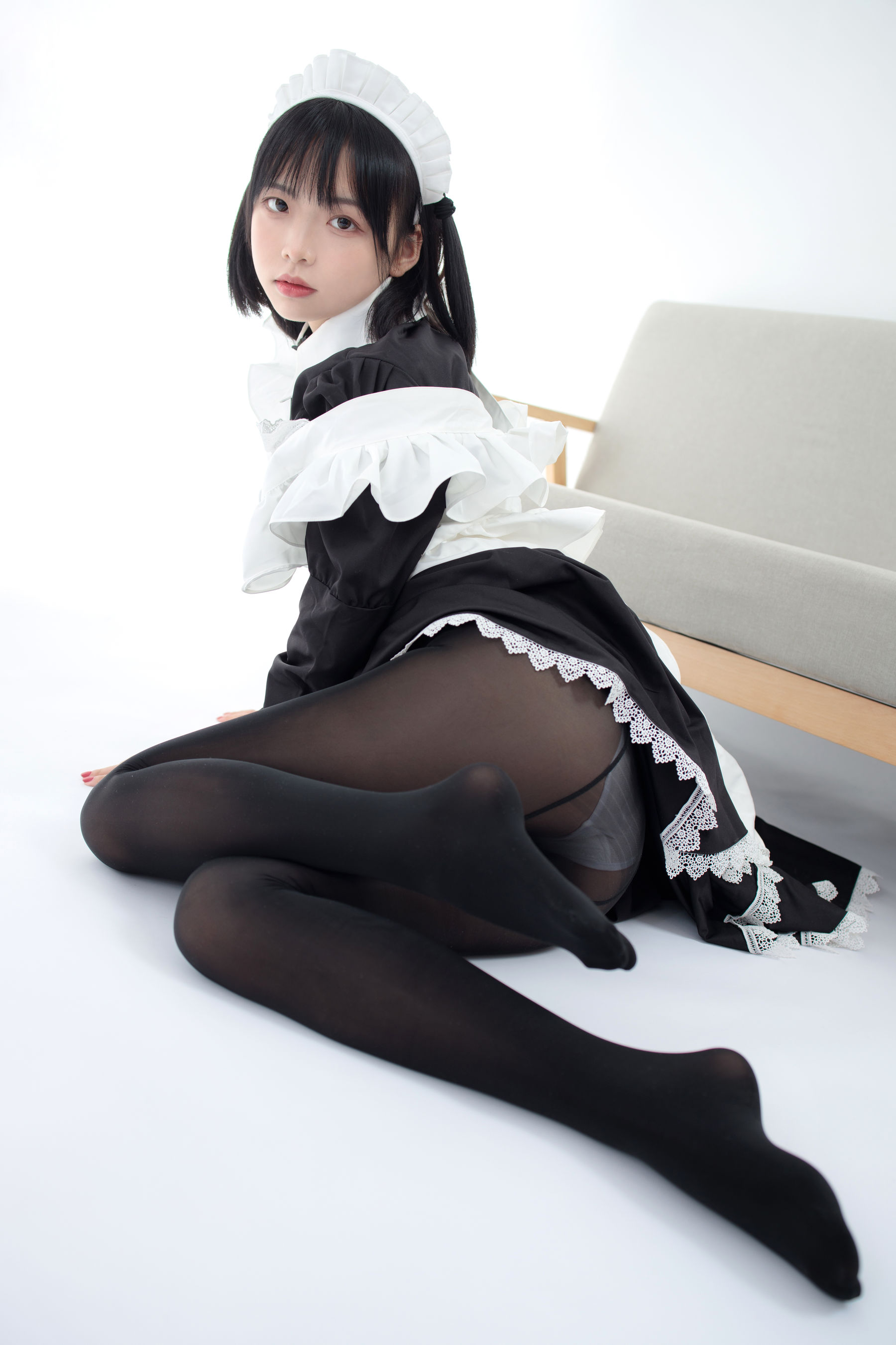 JKFUN-029 卉子 80D黑丝 踩物女仆-图39