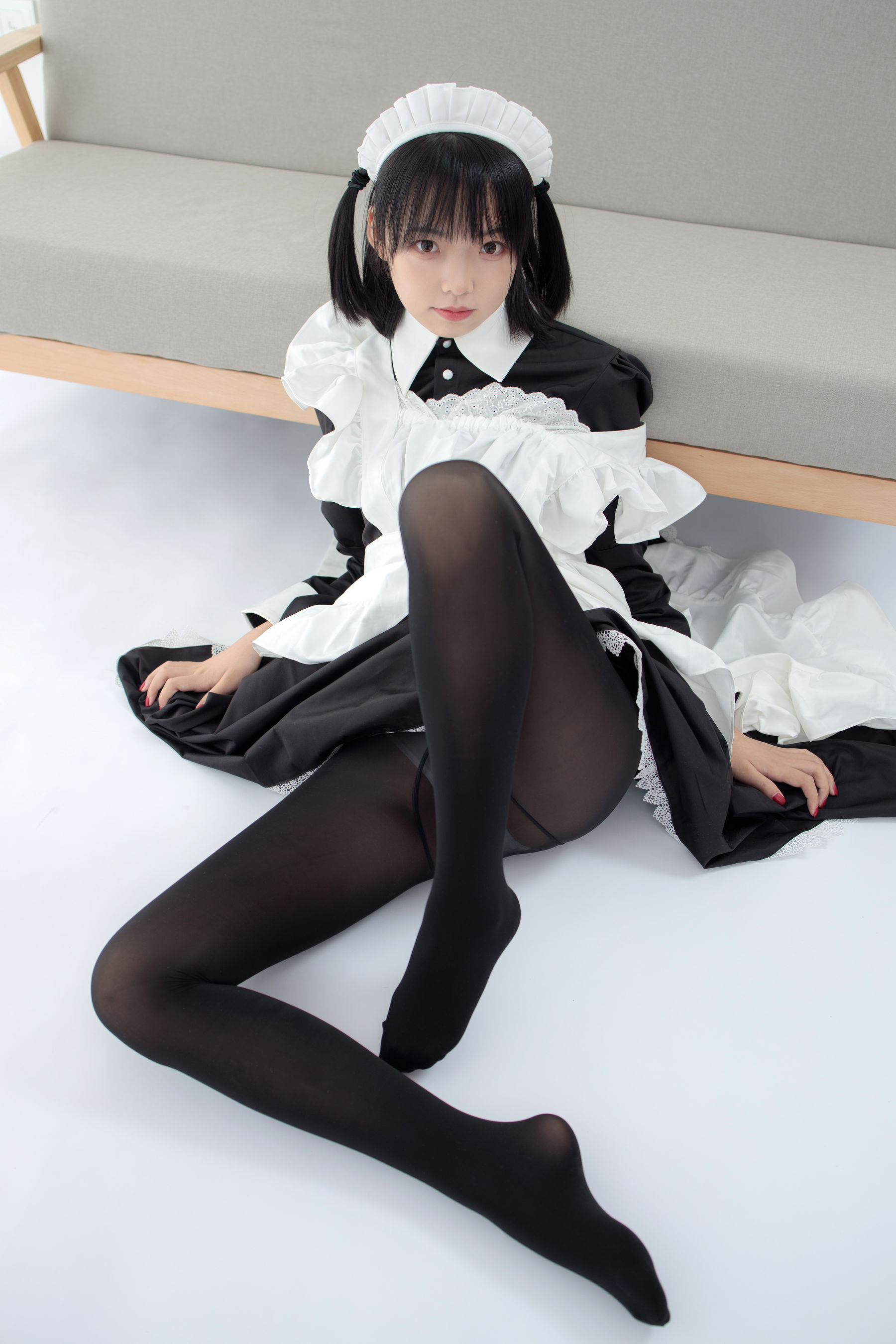 JKFUN-029 卉子 80D黑丝 踩物女仆-图42