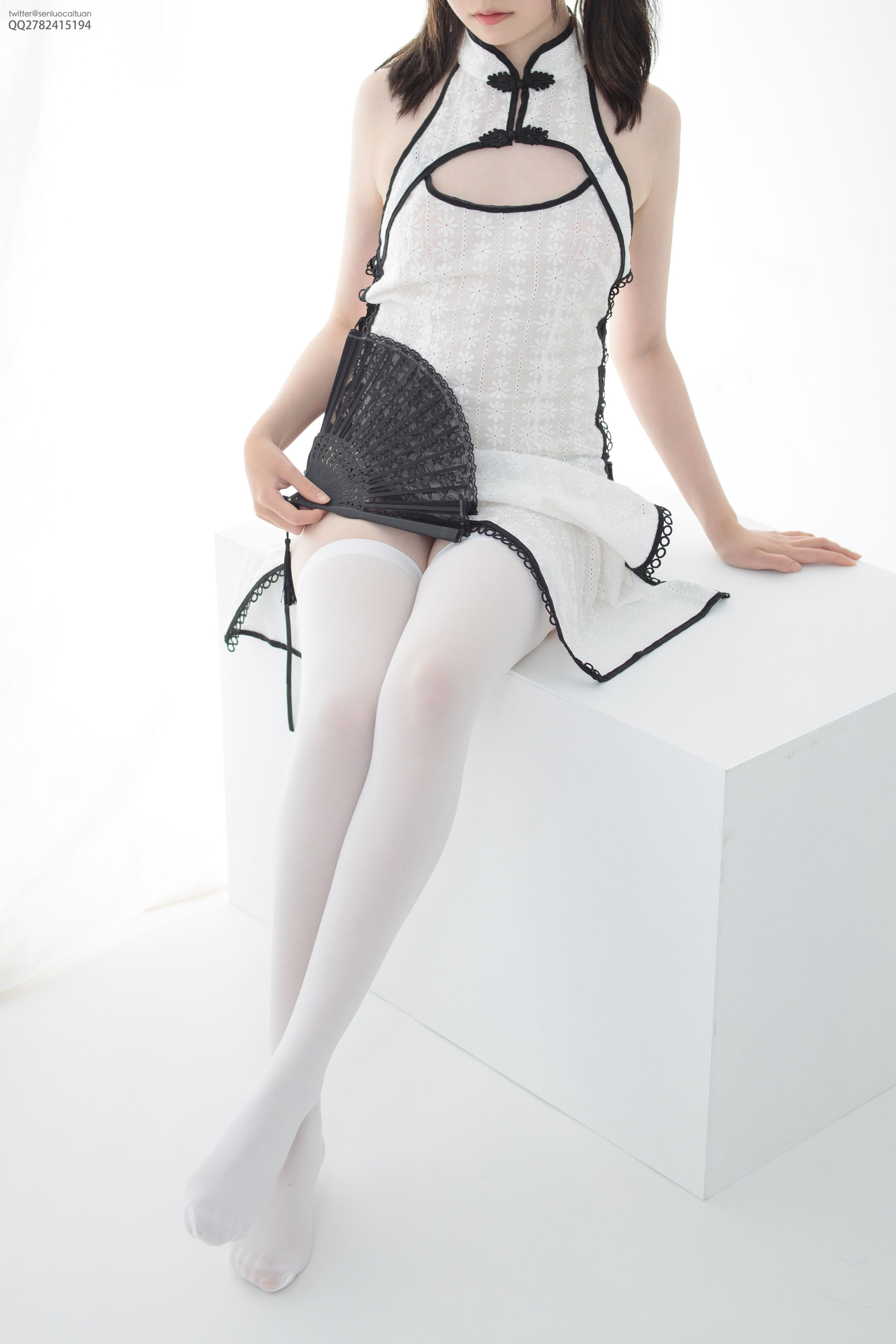 JKFUN-035 Aika 慵懒的旗袍 高筒袜80D-图33