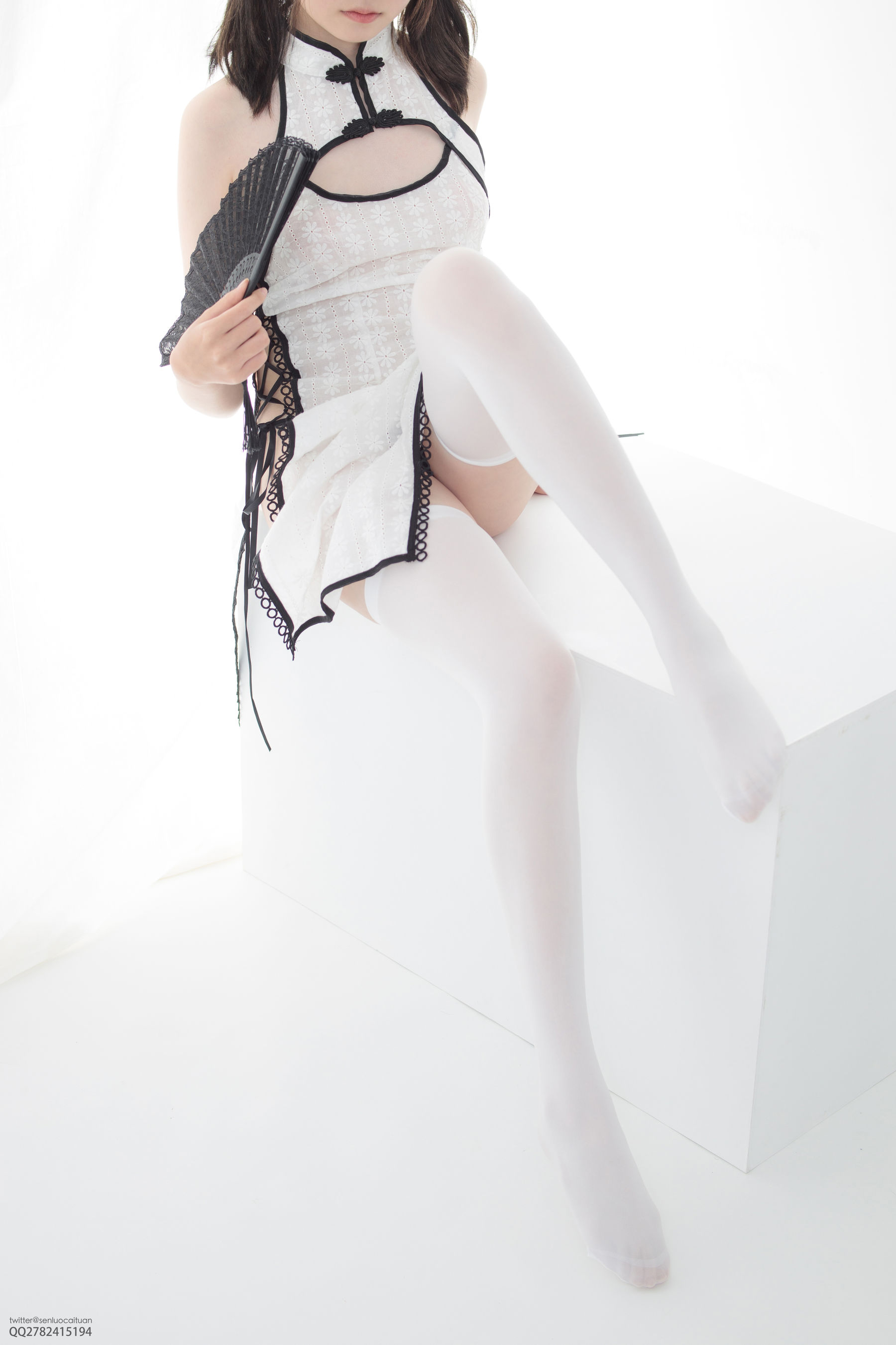 JKFUN-035 Aika 慵懒的旗袍 高筒袜80D-图43