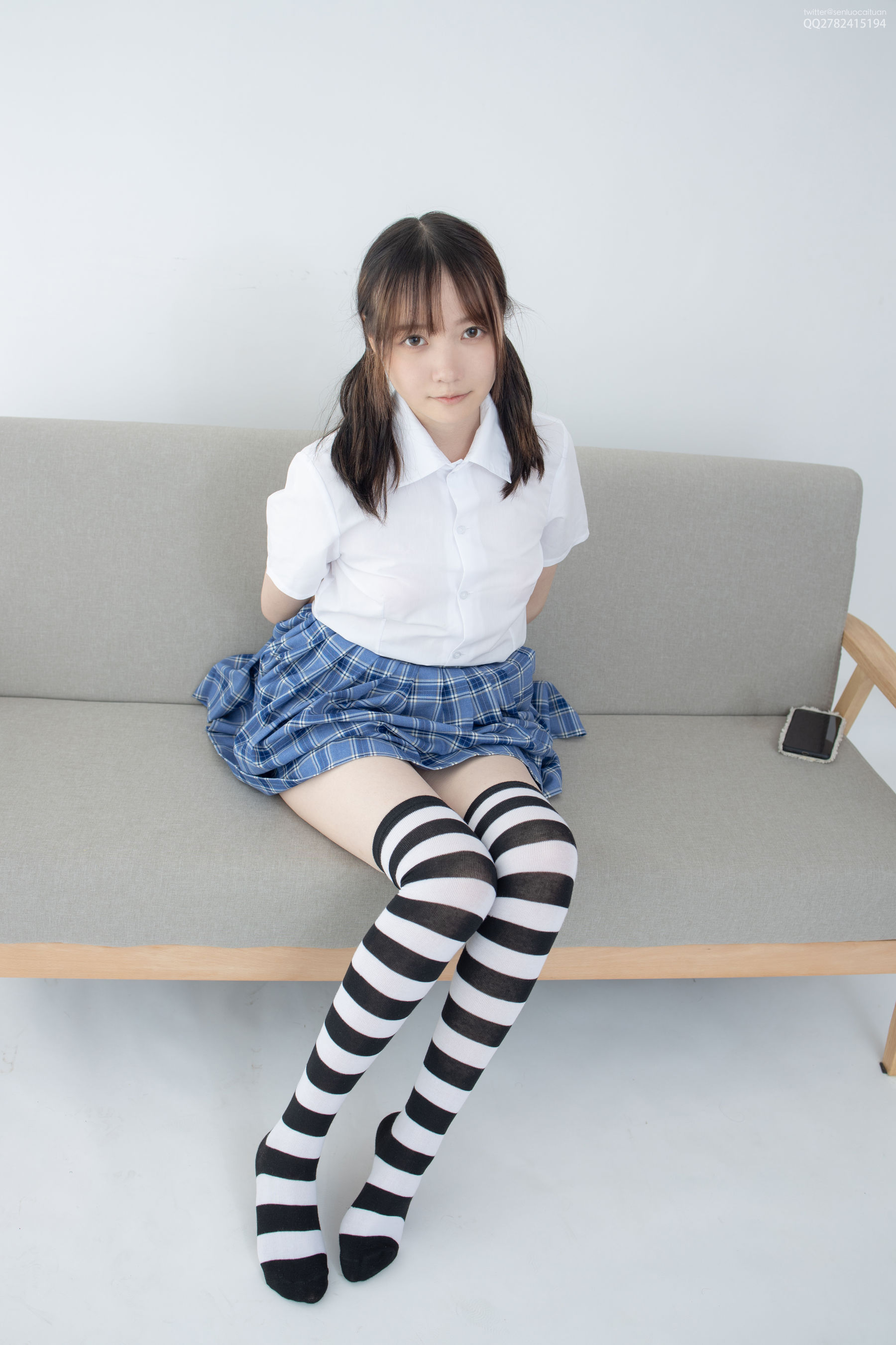 JKFUN-045 Aika 黑白高筒-图9