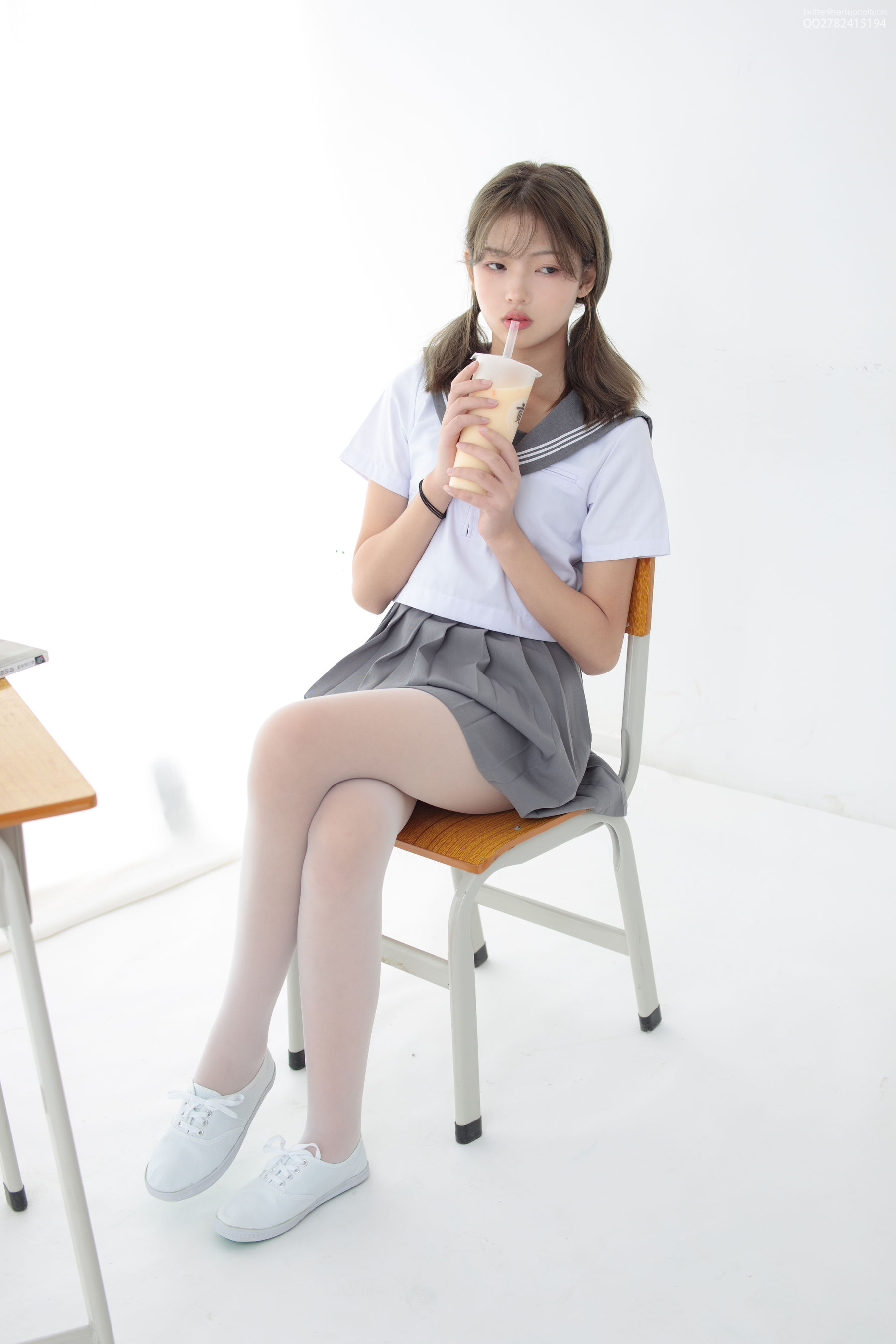 JKFUN-050 默陌 白丝网鞋合辑-图20