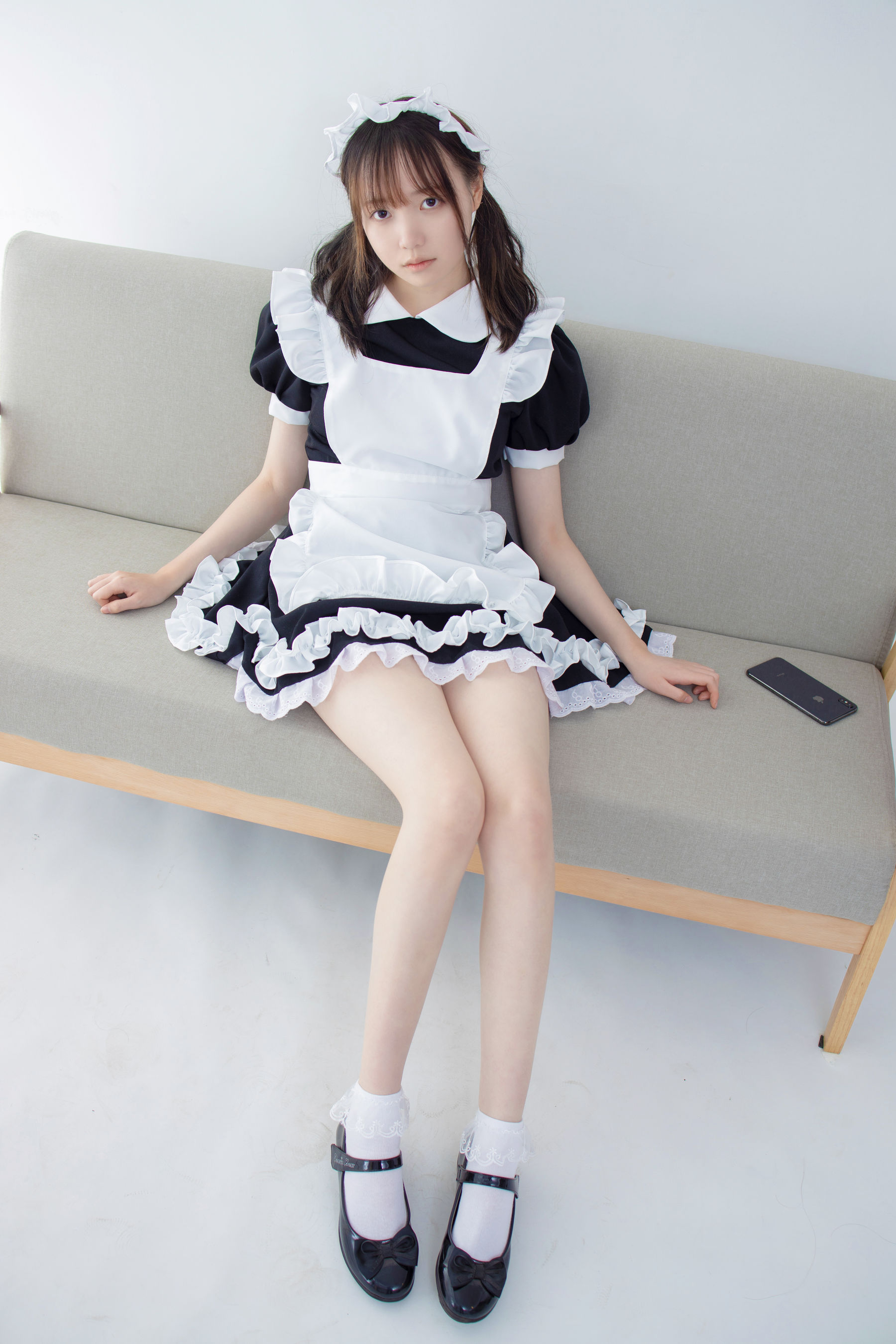 JKFUN-053 Aika 蕾丝花边短袜女仆-图6