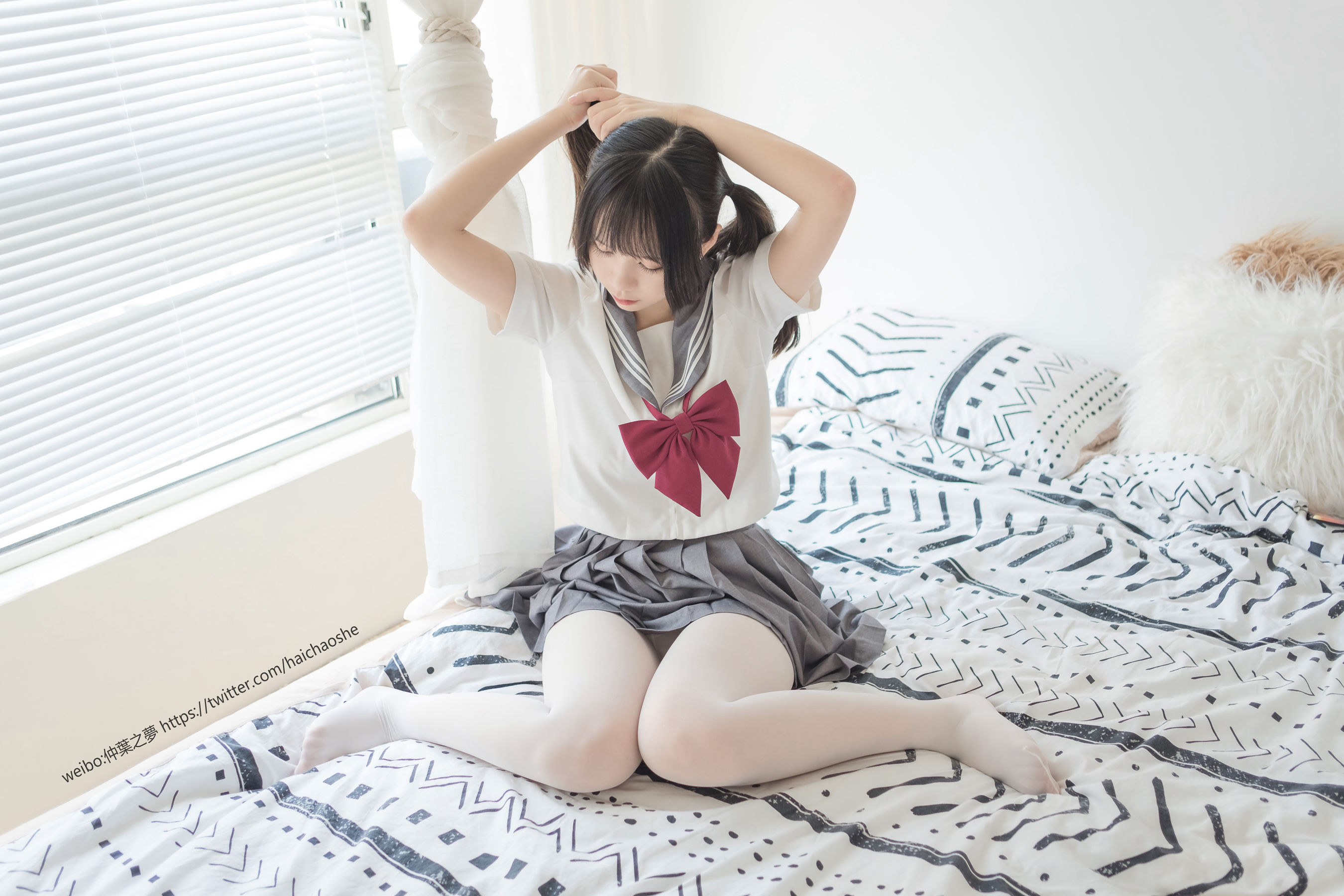 Grand.018 白丝水手裙-图47