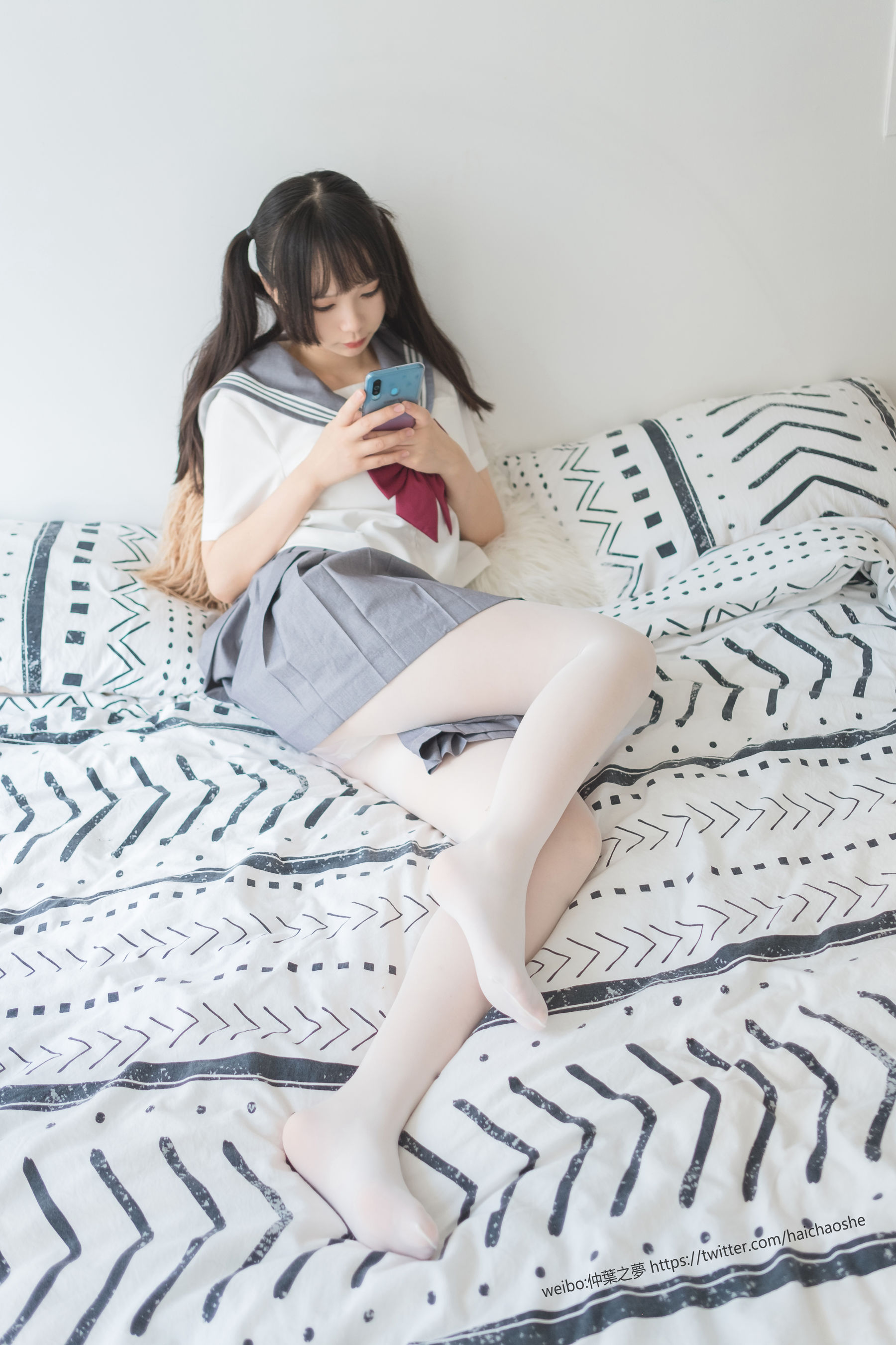 Grand.018 白丝水手裙-图7