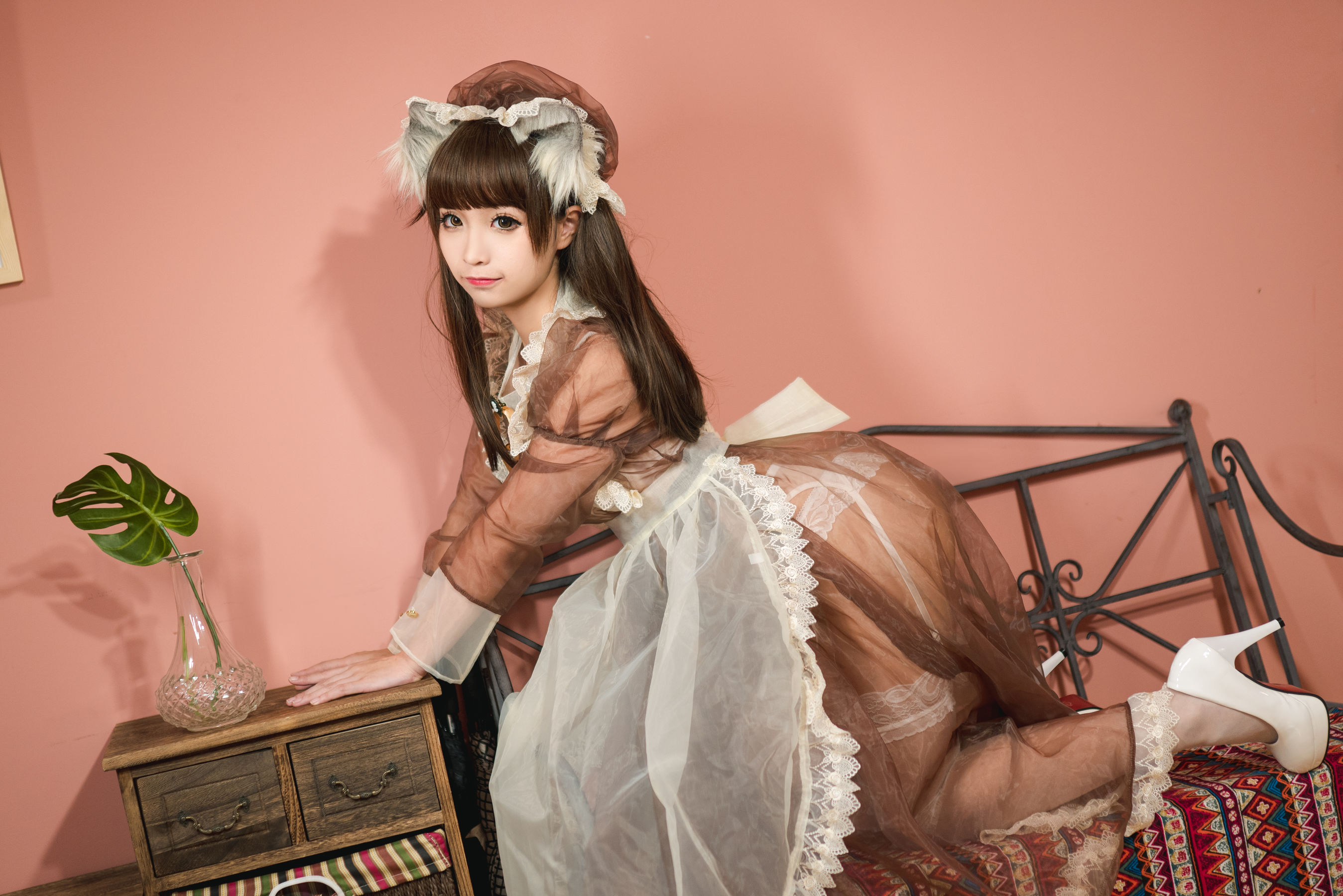 VOL.124 《棕色女仆装》-图10