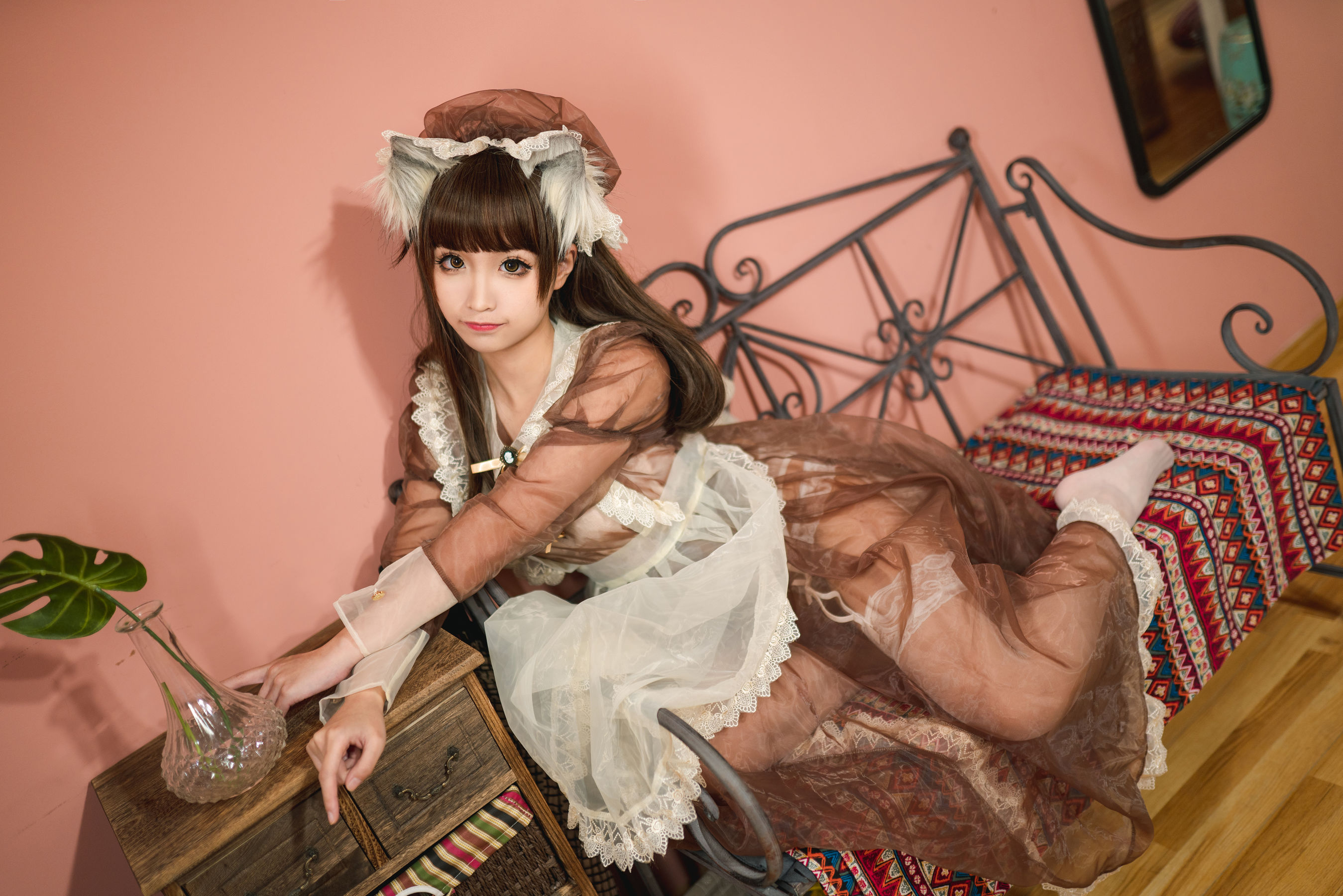 VOL.124 《棕色女仆装》-图12