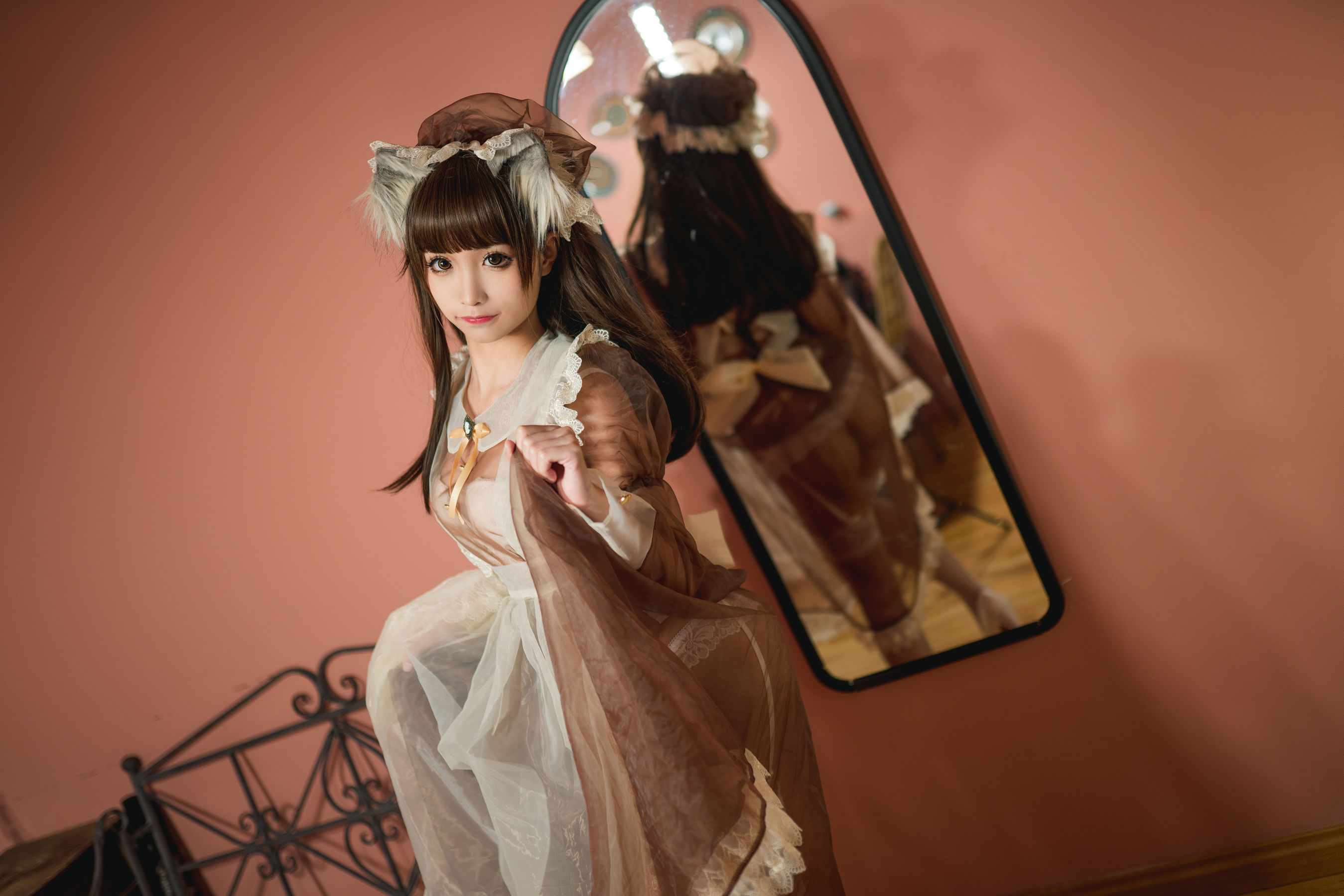 VOL.124 《棕色女仆装》-图19