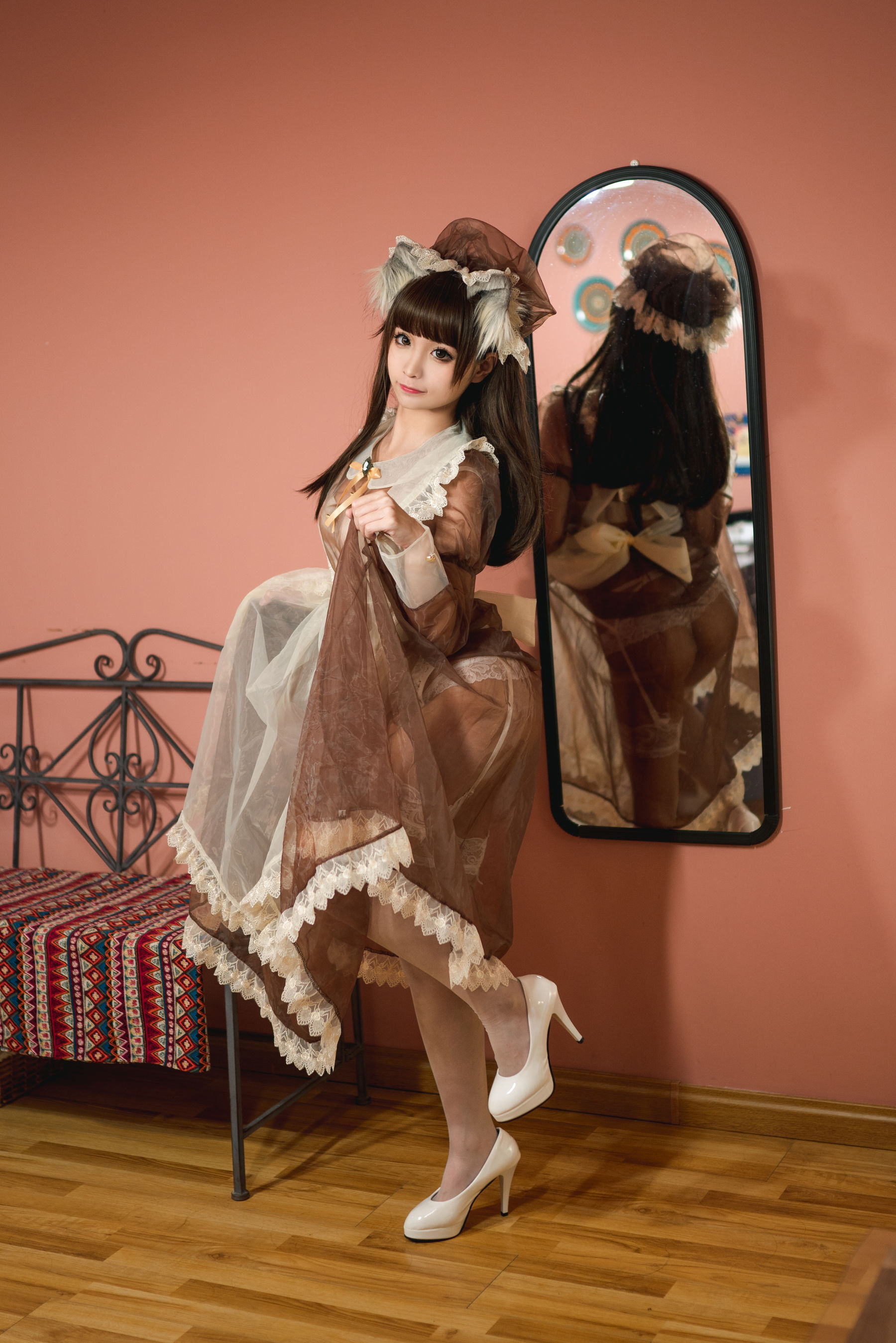 VOL.124 《棕色女仆装》-图21
