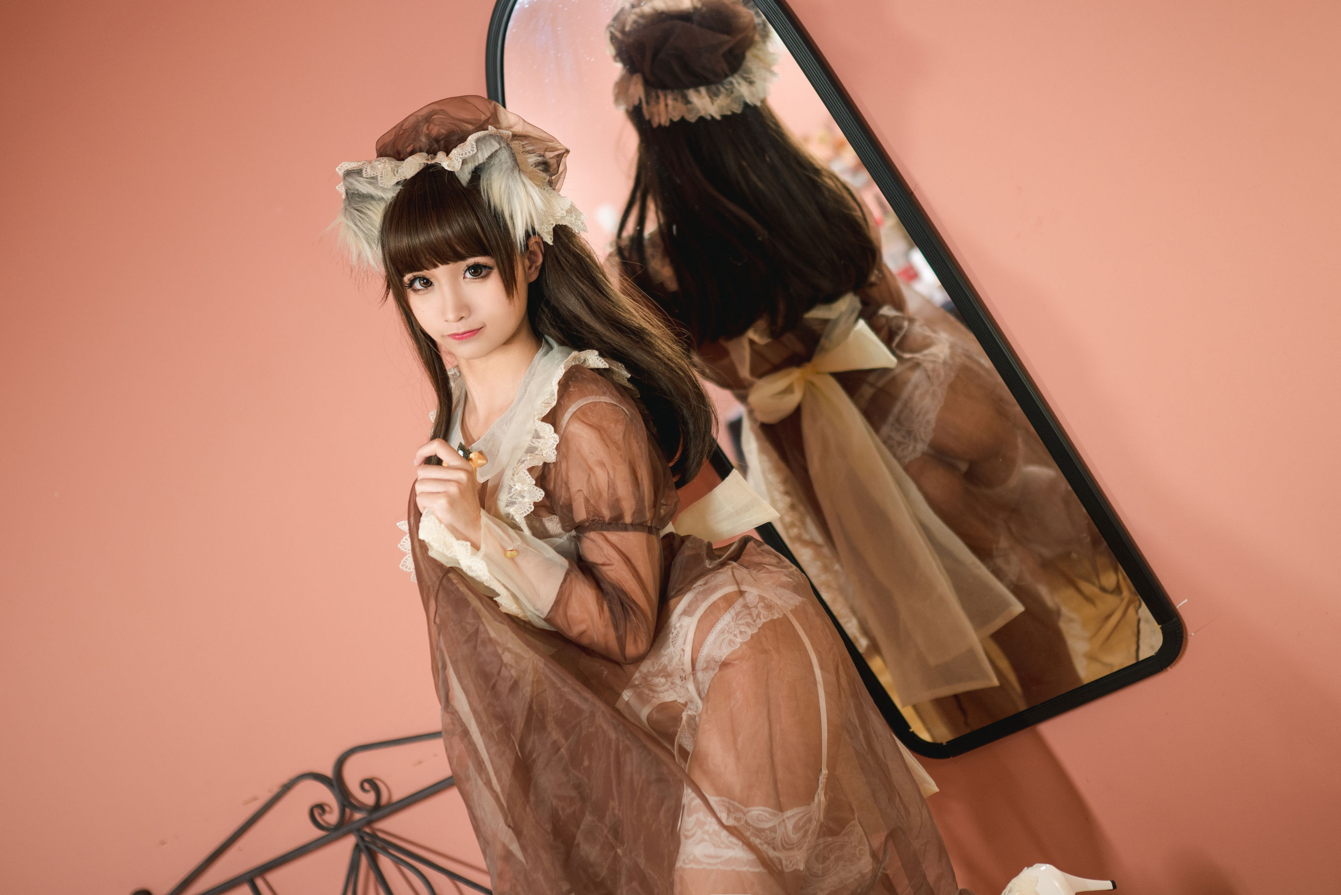 VOL.124 《棕色女仆装》-图23