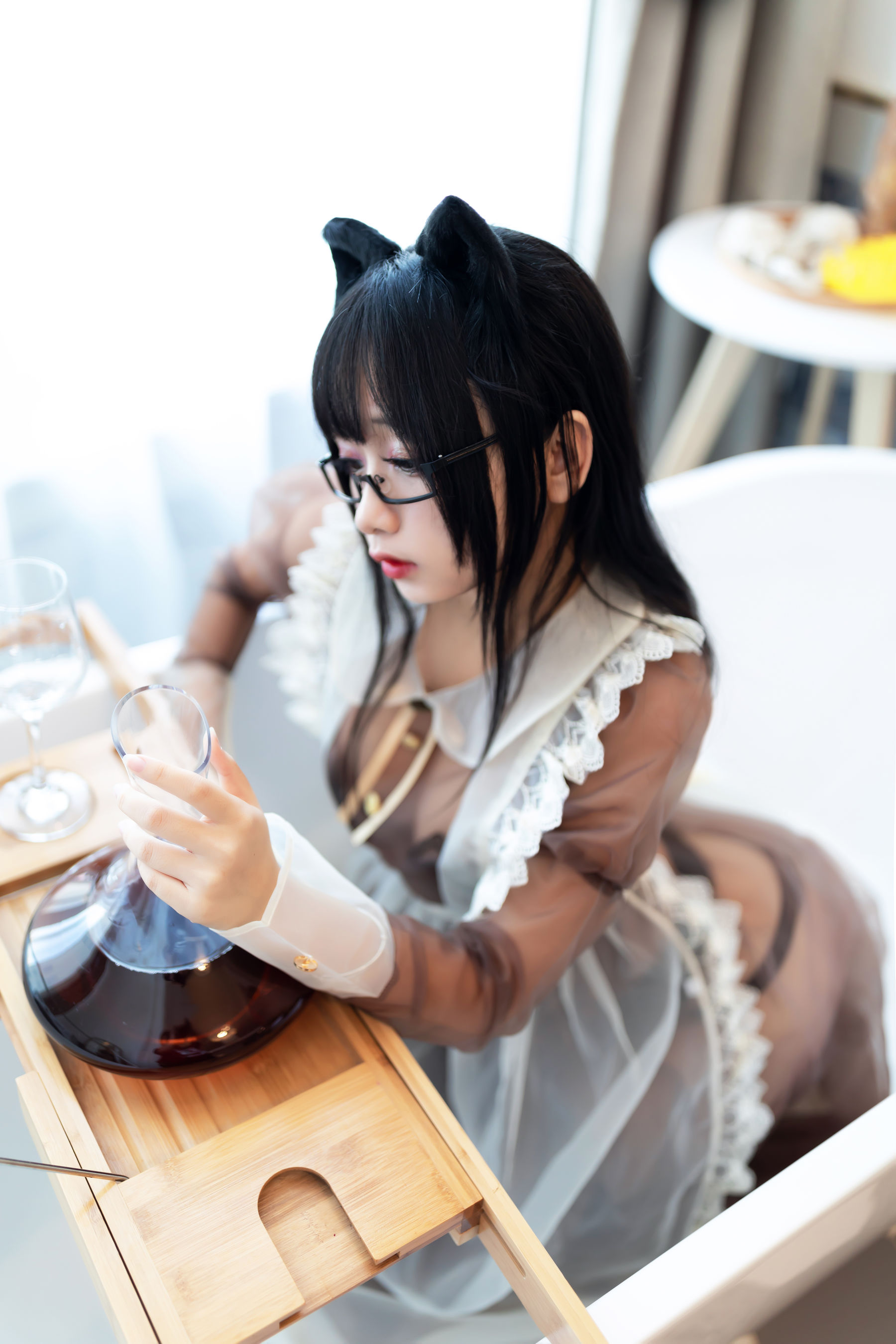 VOL.125 《棕色透明女仆》-图0