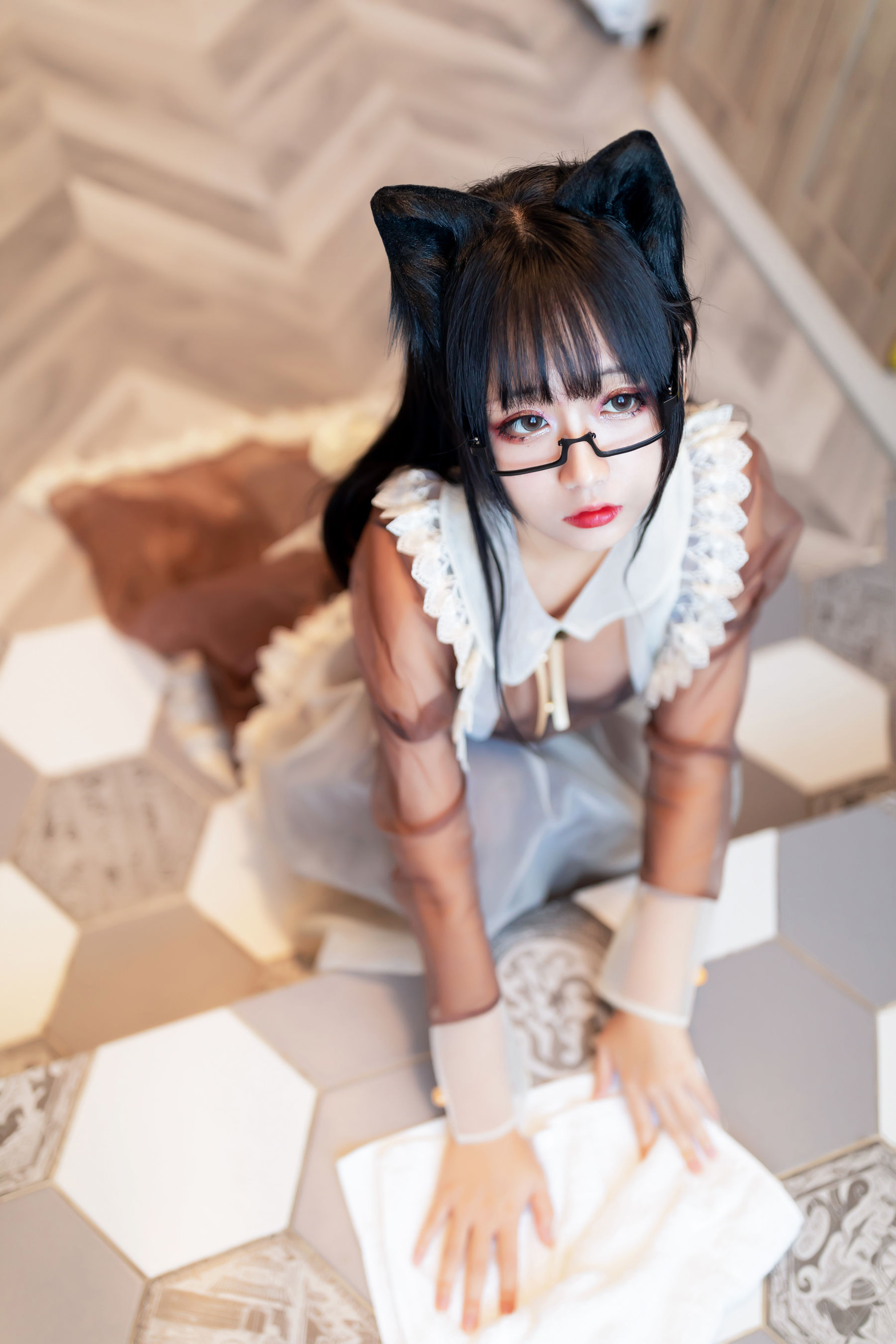 VOL.125 《棕色透明女仆》-图21