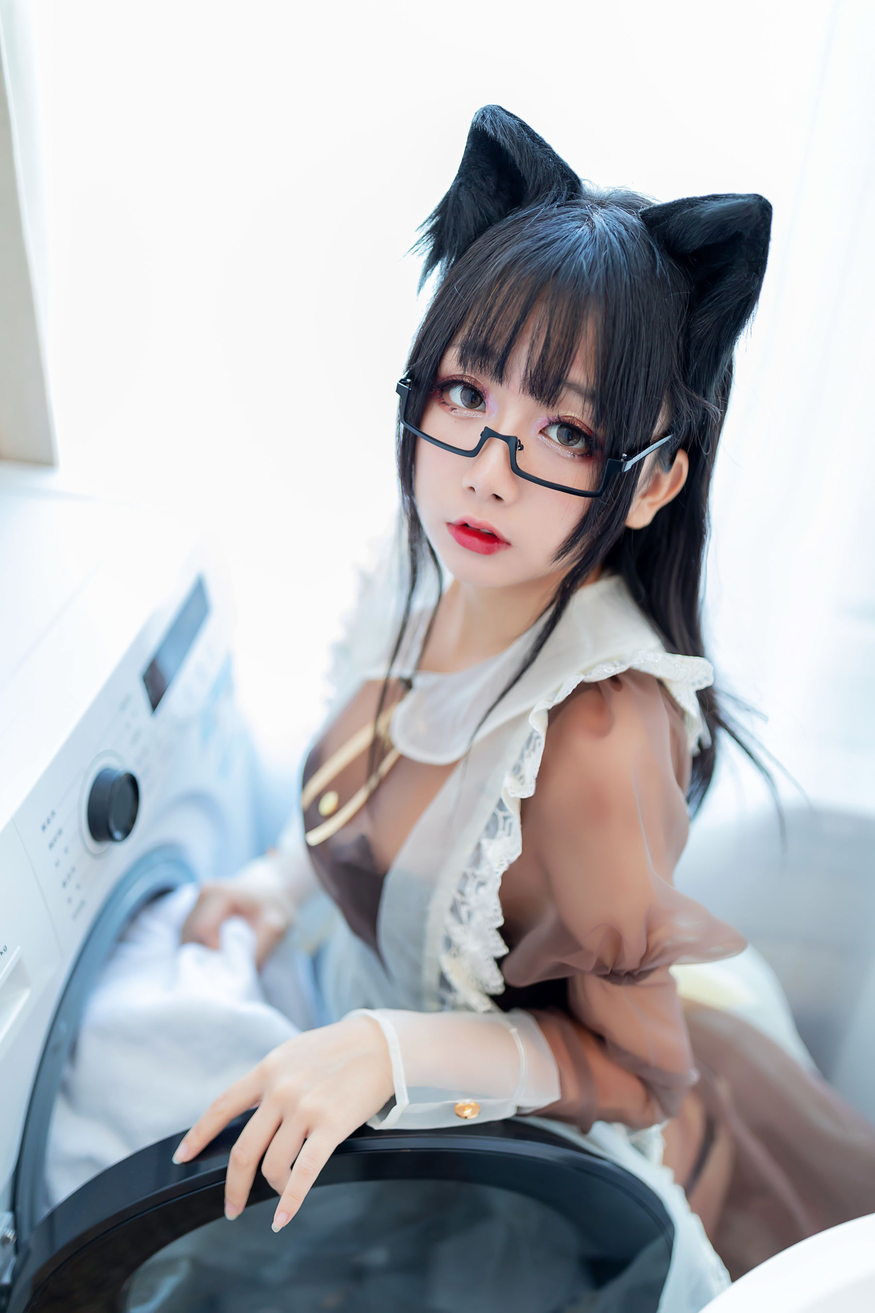 VOL.125 《棕色透明女仆》-图27