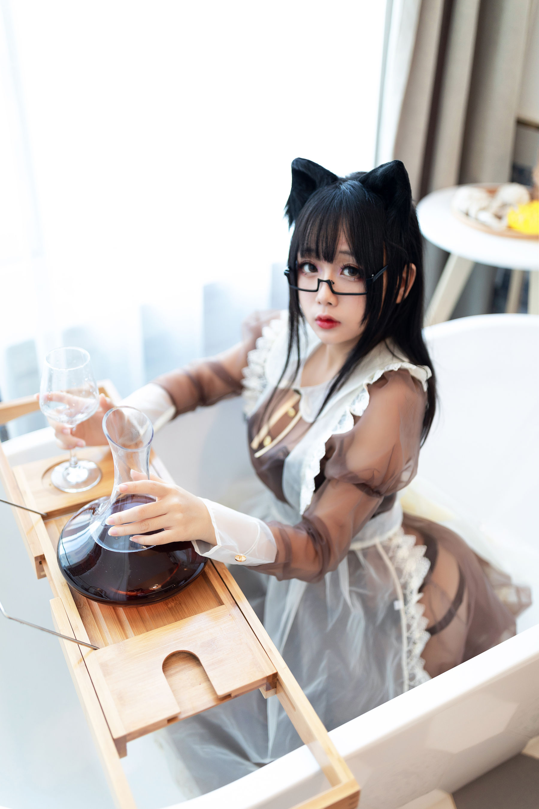 VOL.125 《棕色透明女仆》-图33