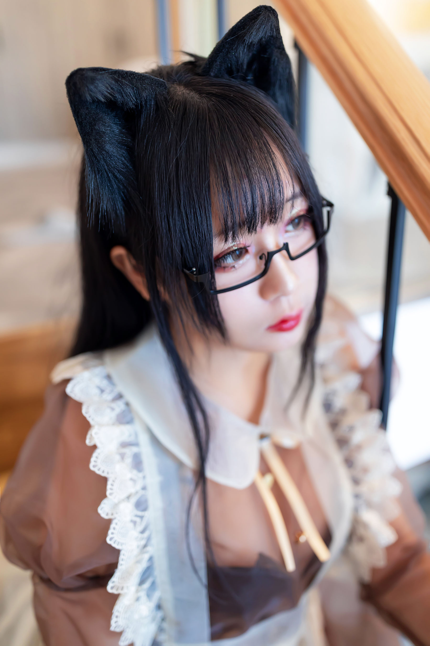 VOL.125 《棕色透明女仆》-图39