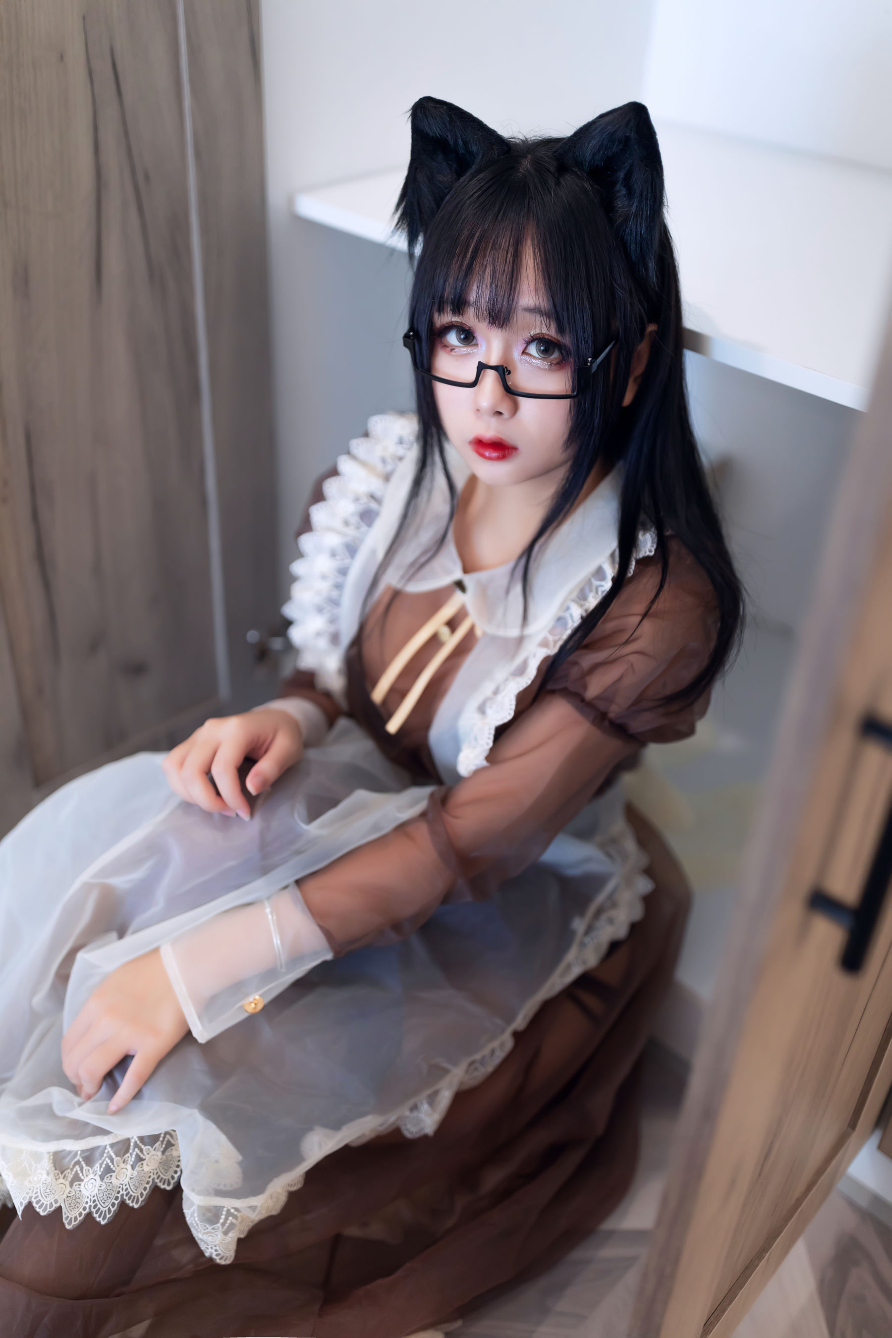 VOL.125 《棕色透明女仆》-图40