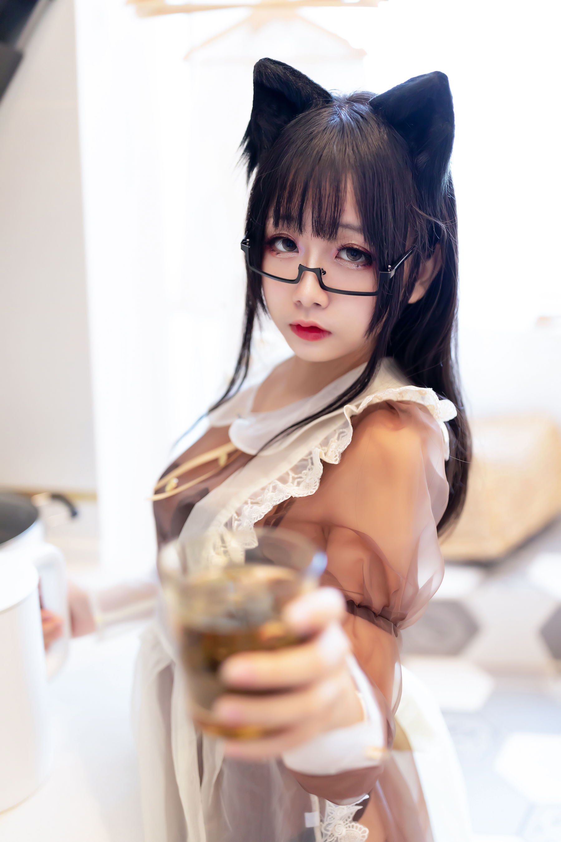VOL.125 《棕色透明女仆》-图41