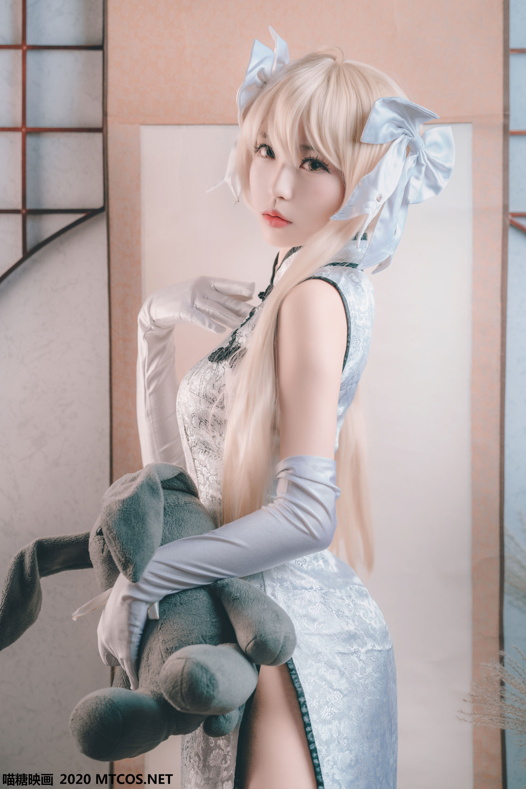 HML.009 银丝旗袍-图3