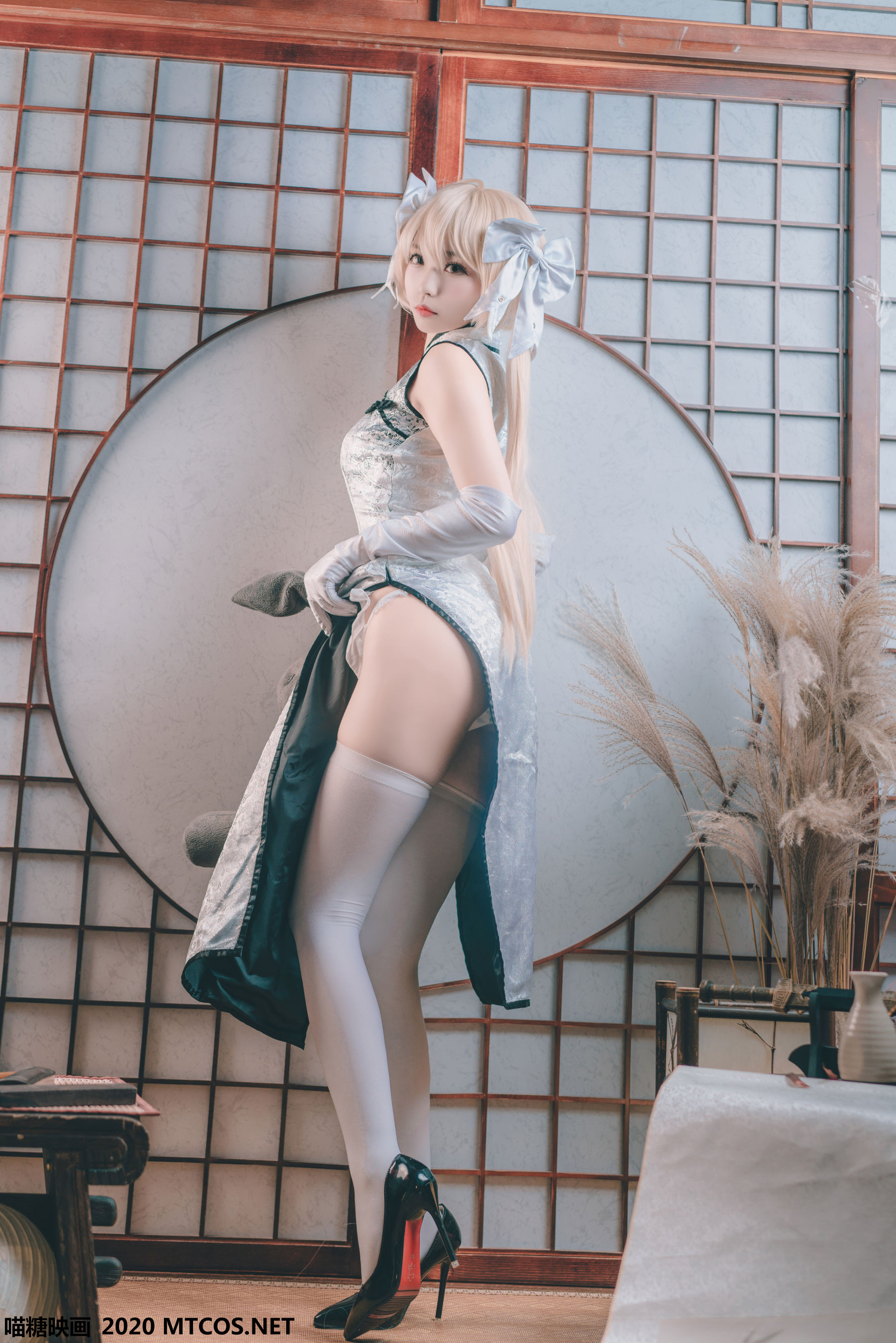 HML.009 银丝旗袍-图7