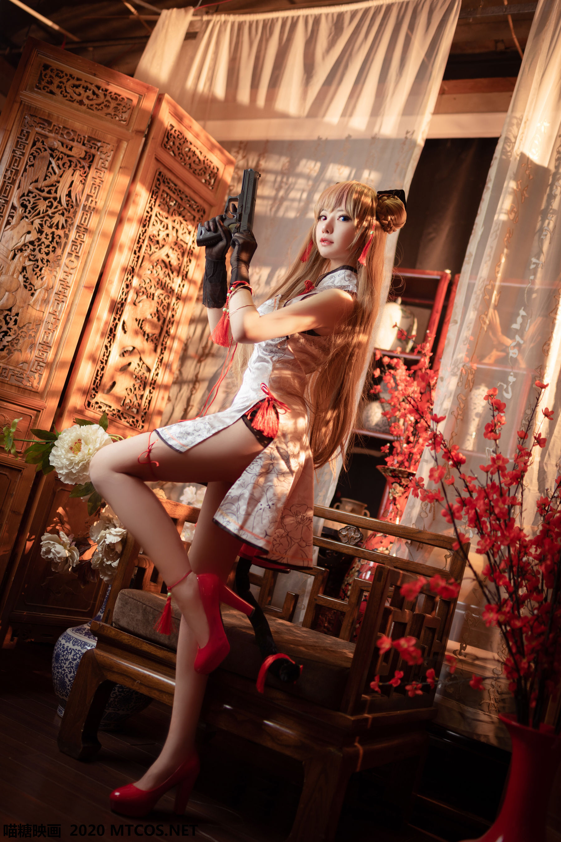 HML.011 蜂糖花旗袍-图10