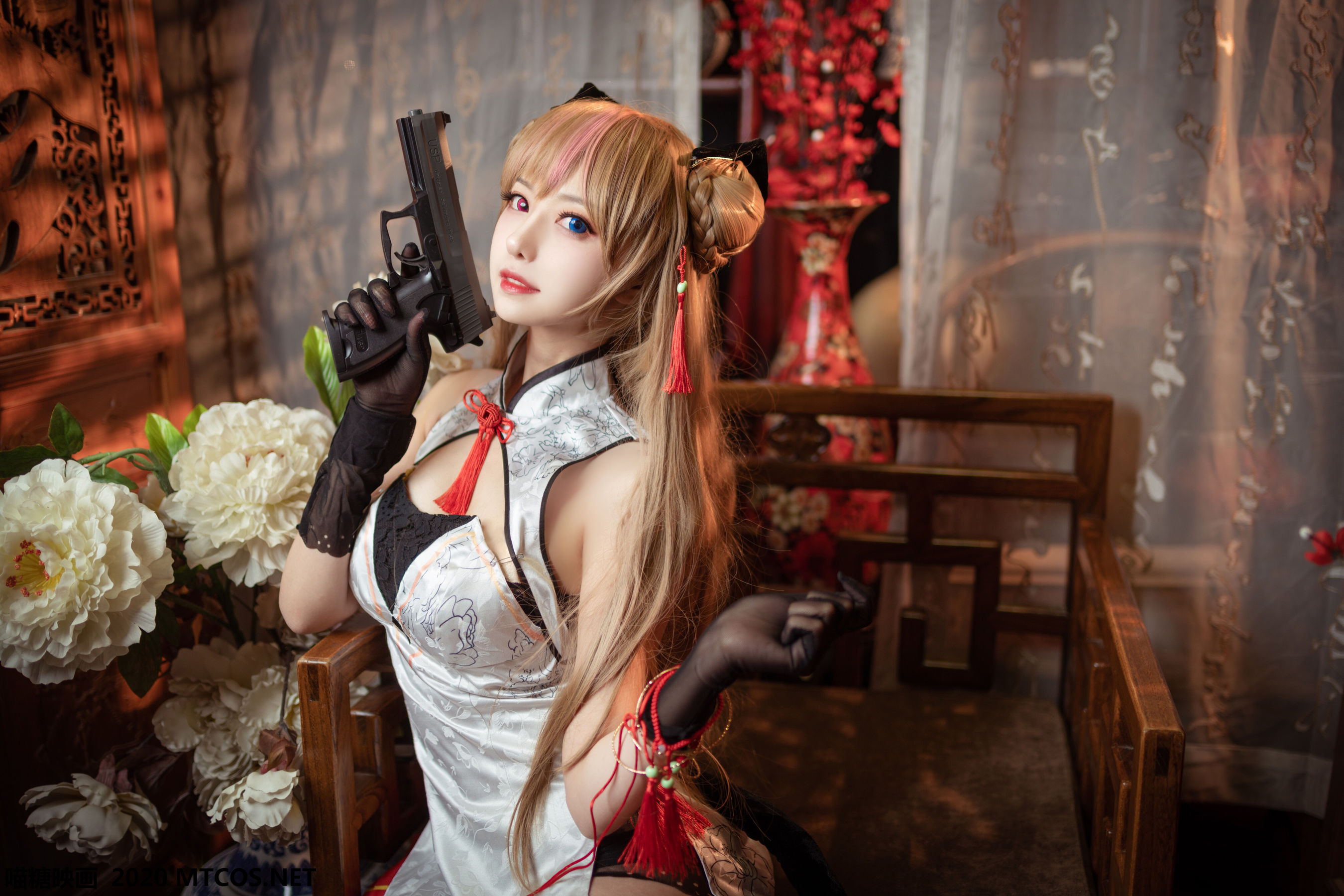HML.011 蜂糖花旗袍-图12