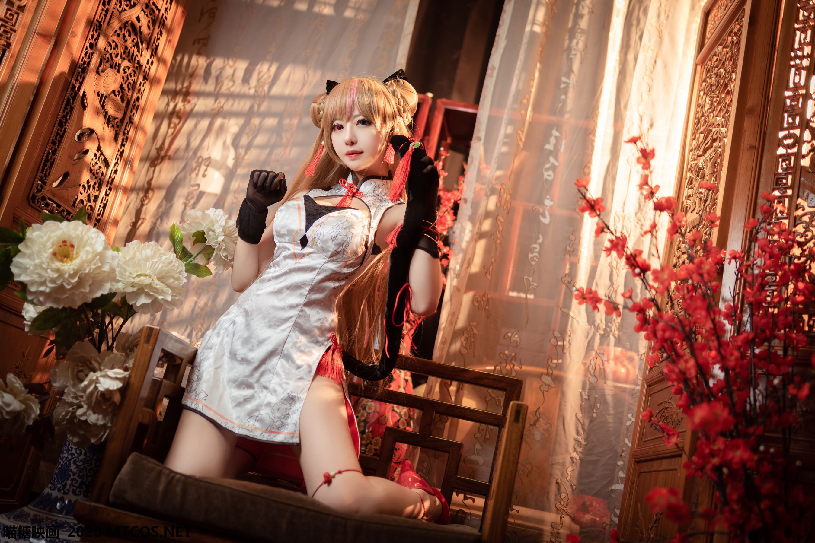 HML.011 蜂糖花旗袍-图13