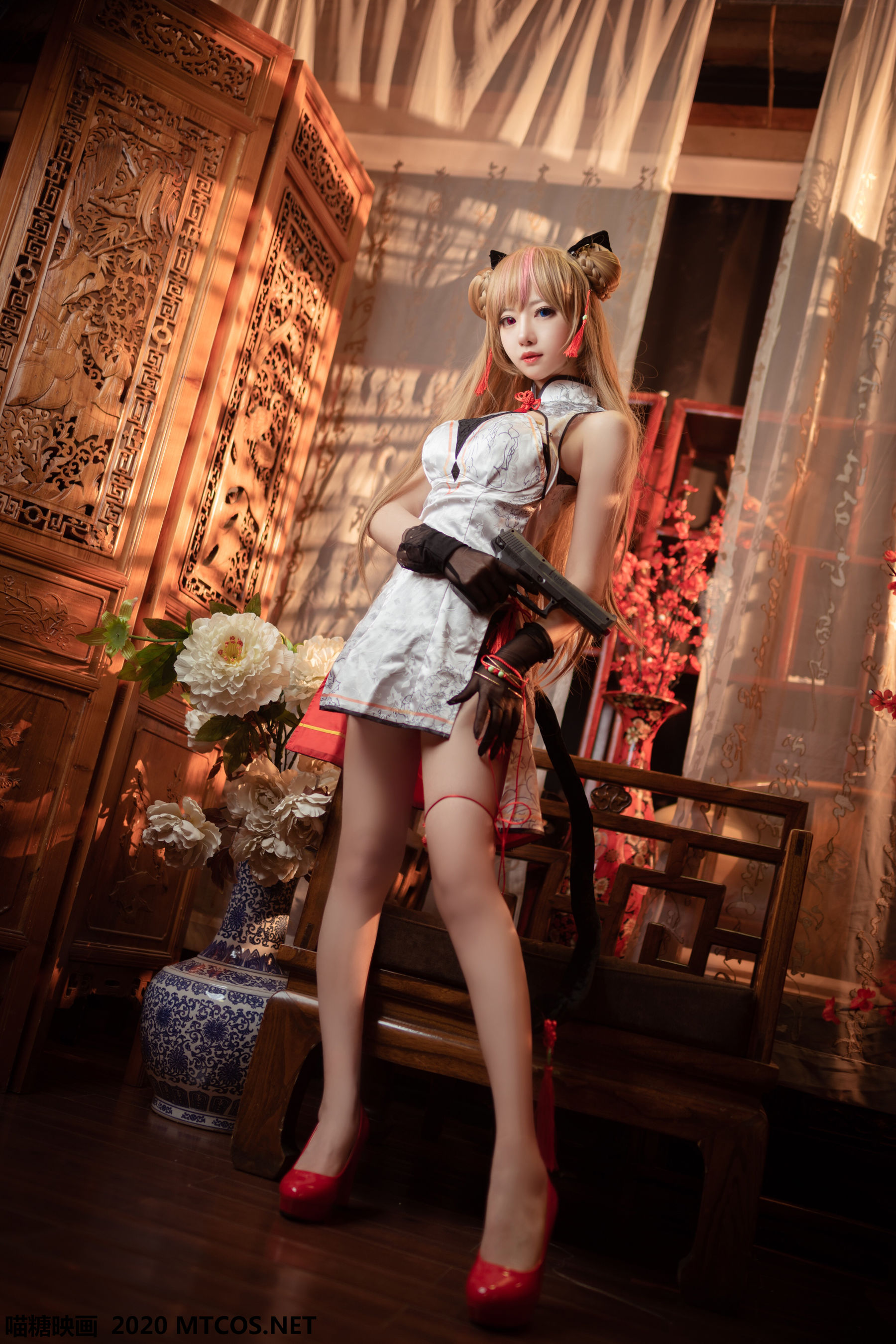 HML.011 蜂糖花旗袍-图14