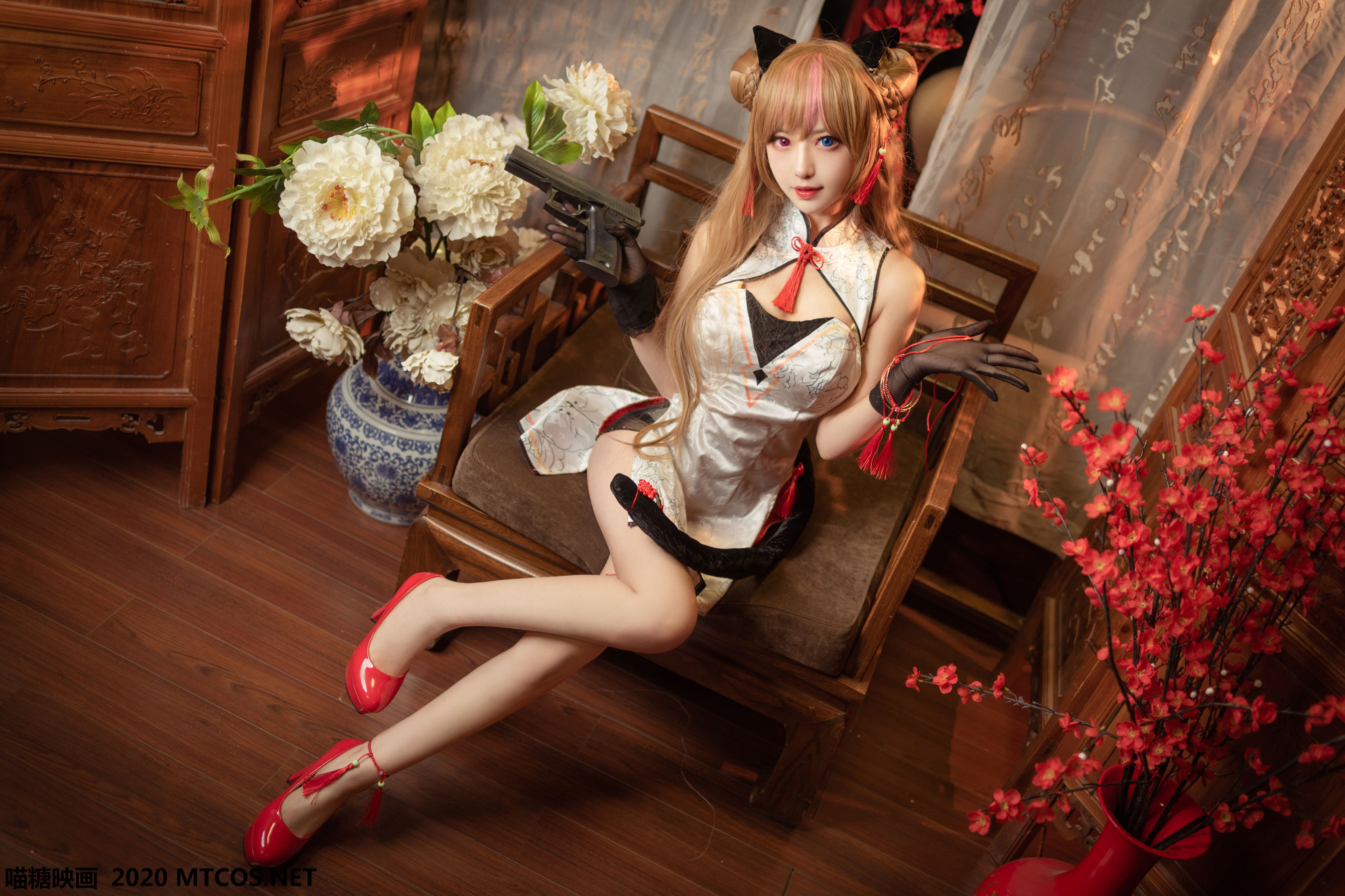 HML.011 蜂糖花旗袍-图15