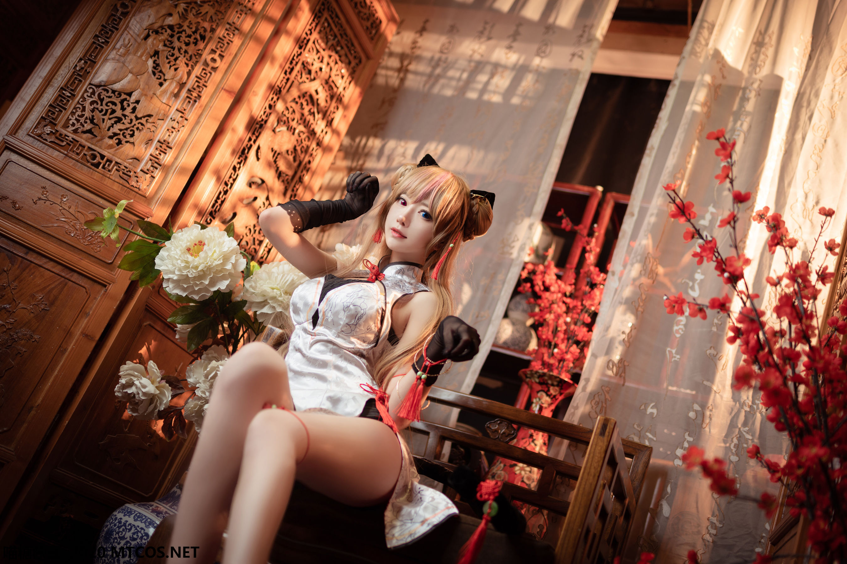HML.011 蜂糖花旗袍-图18