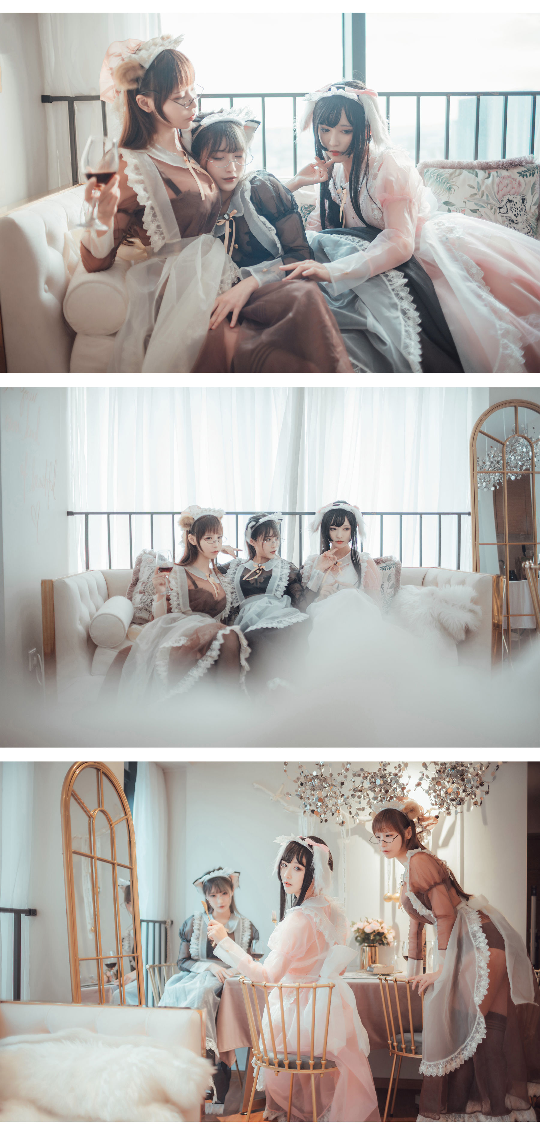 VOL.146 三人女仆-图7