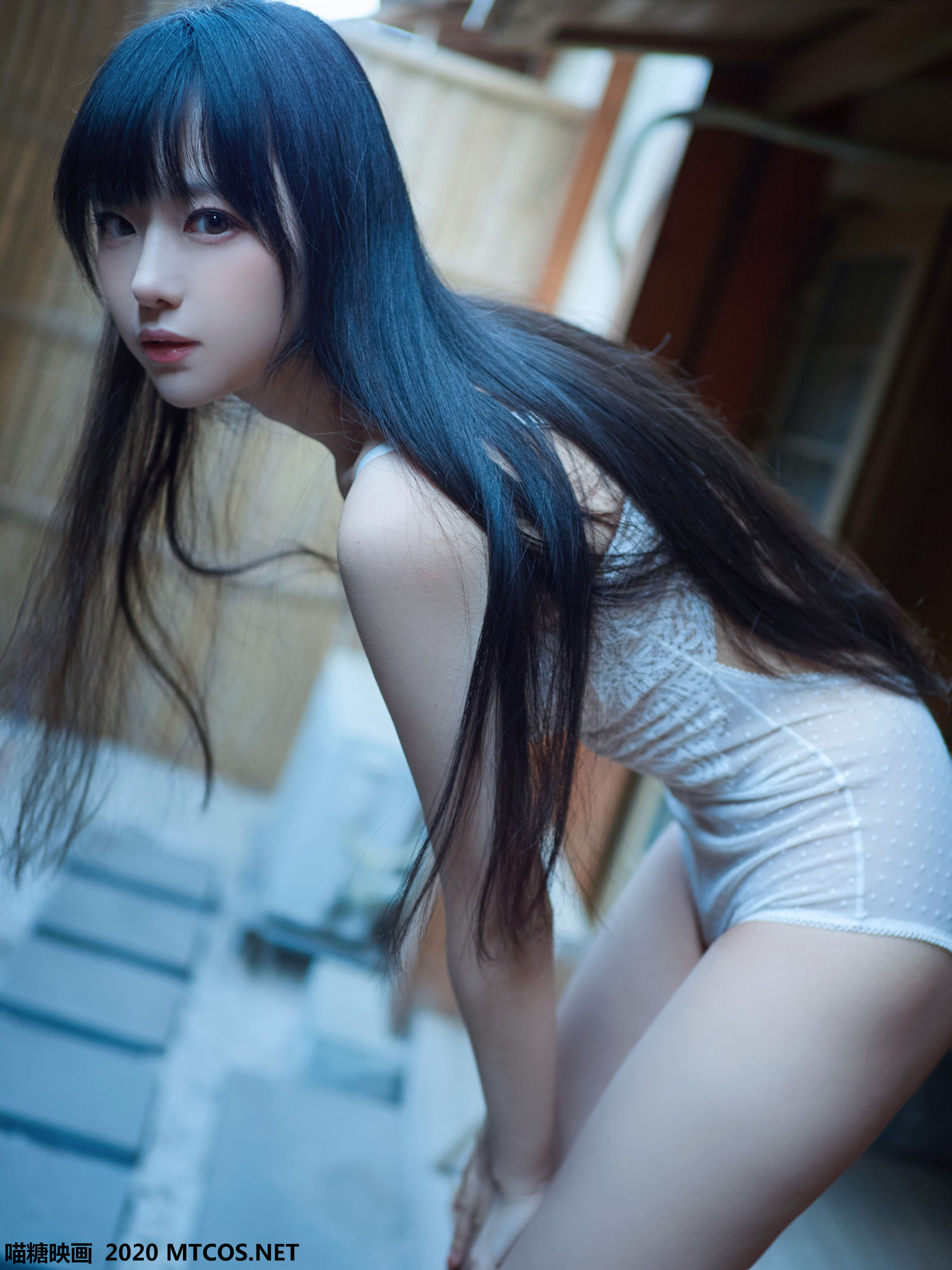 VOL.147 白色泳装之温泉-图9