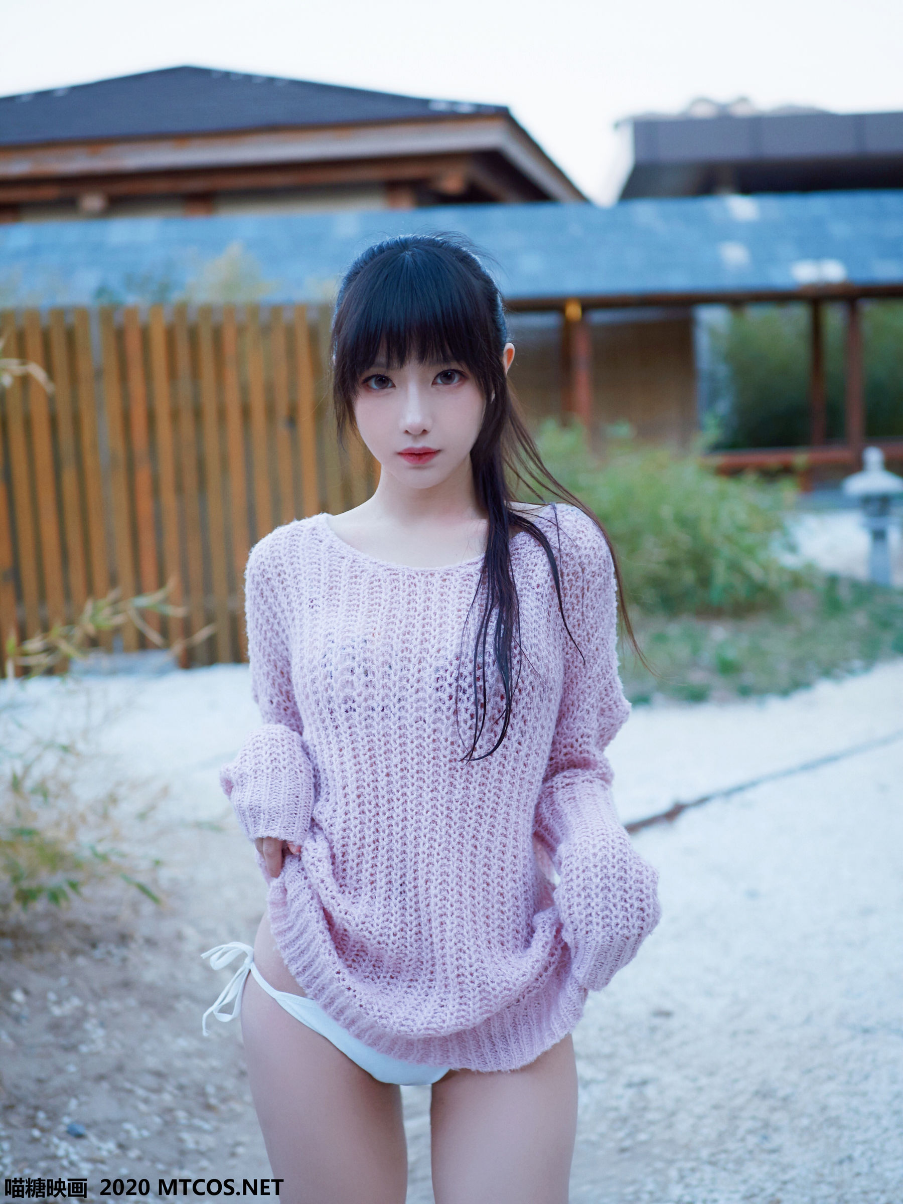 VOL.147 白色泳装之温泉-图19