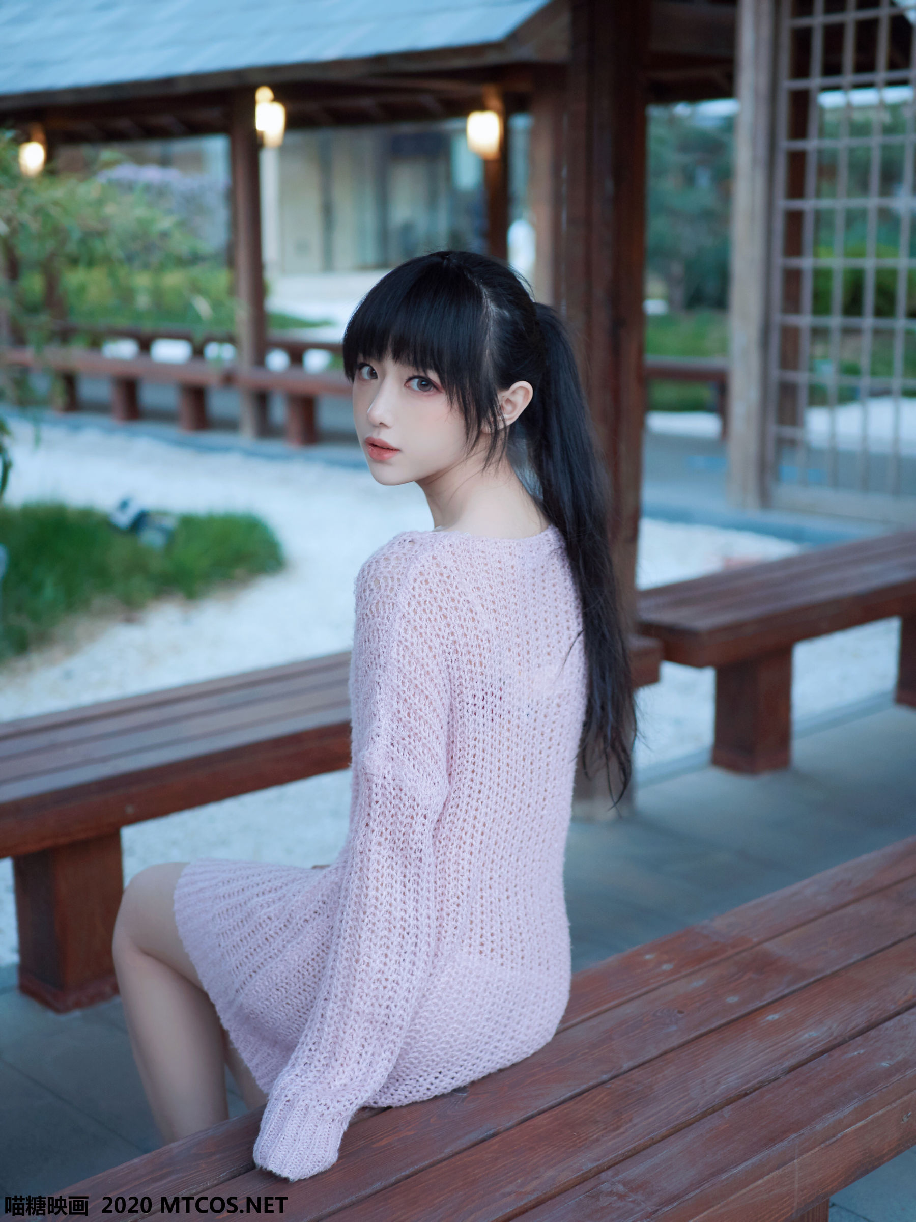 VOL.147 白色泳装之温泉-图20