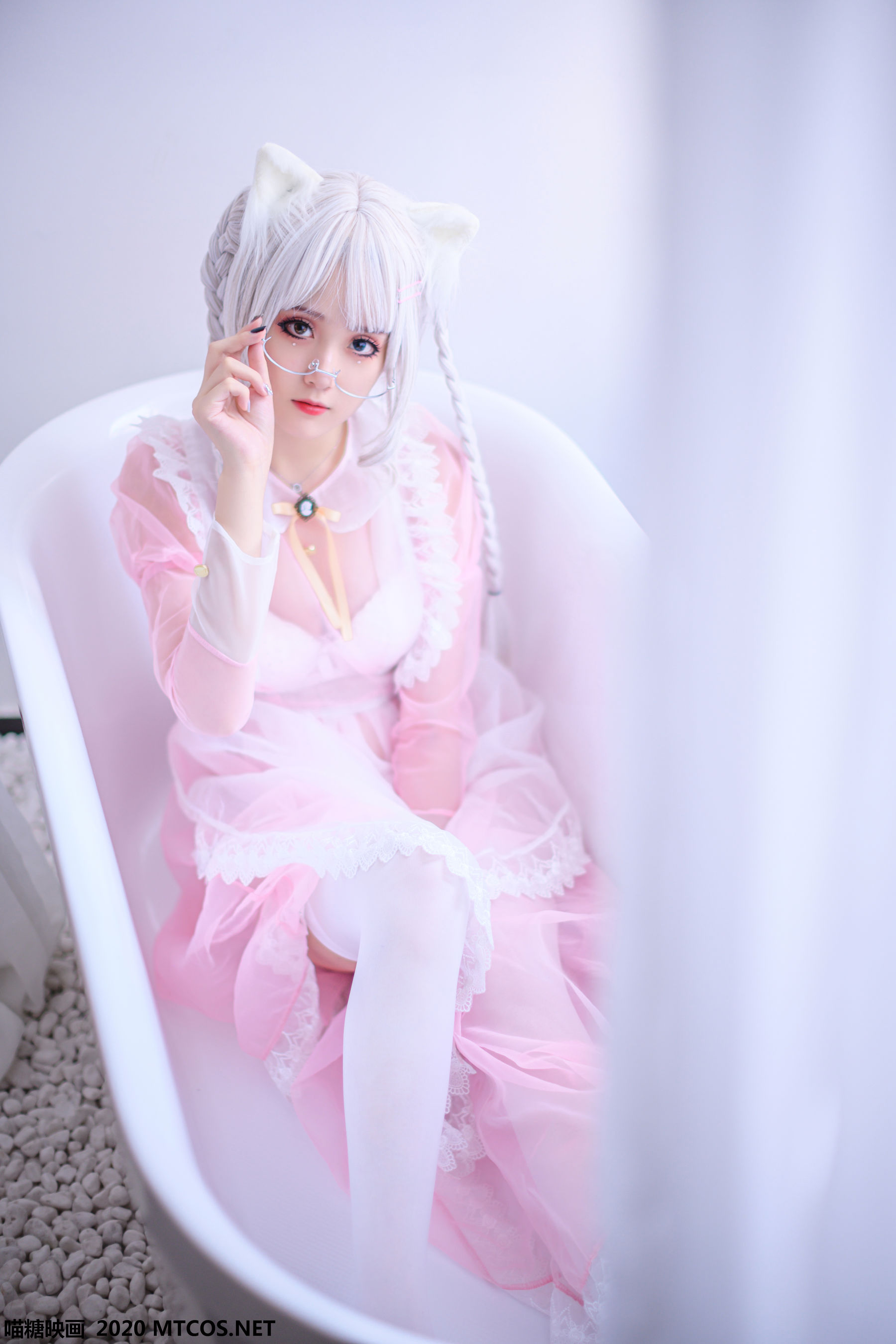 VOL.149 粉色透明女仆-图13
