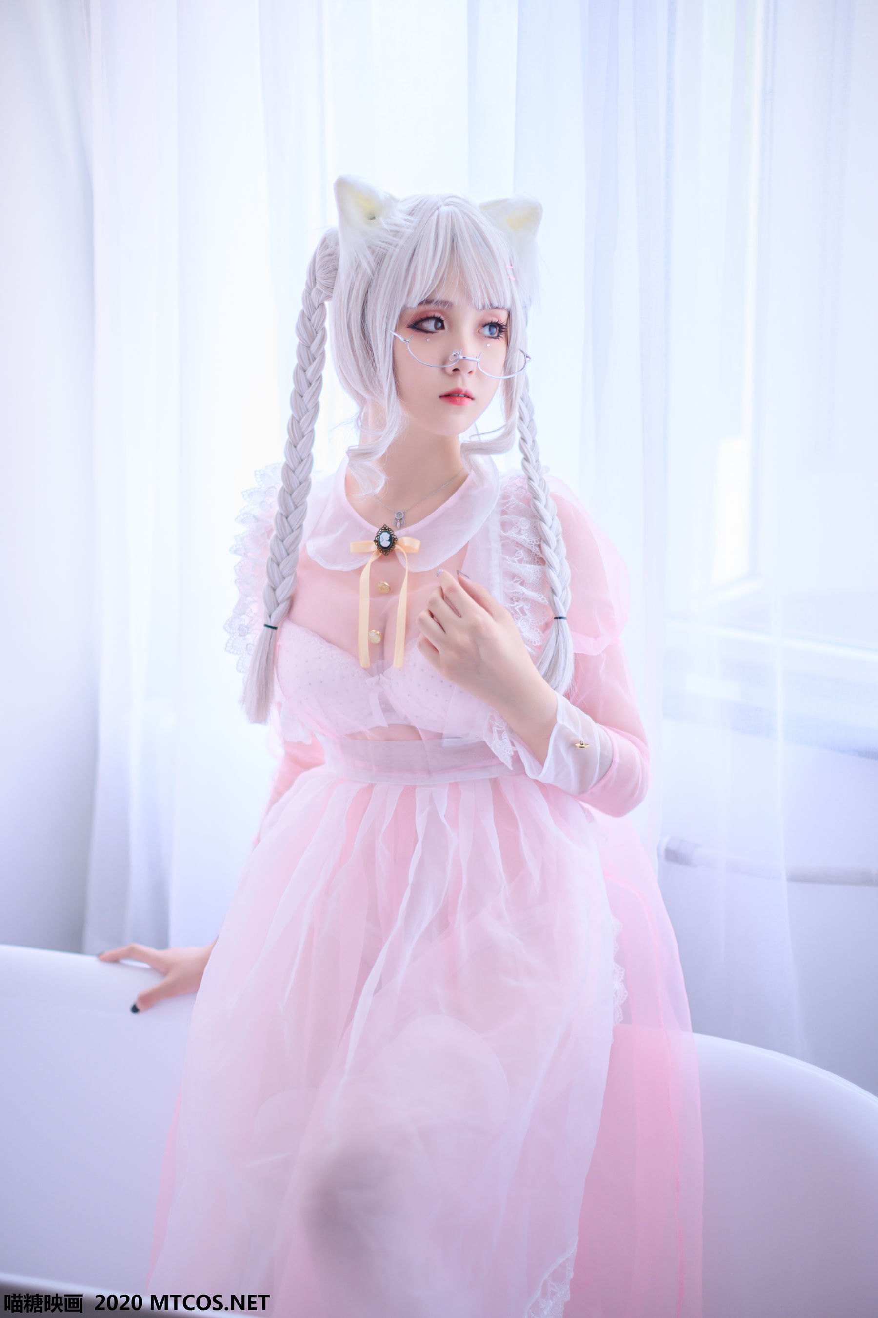 VOL.149 粉色透明女仆-图15